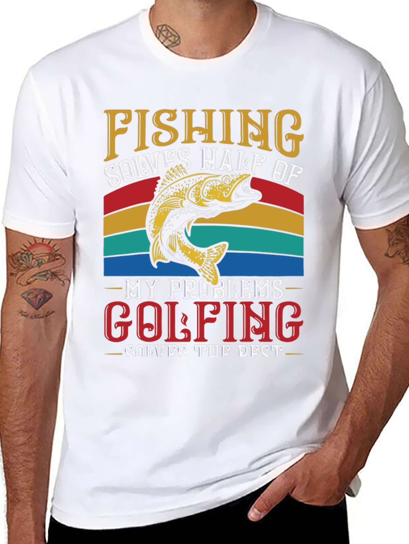 Fishing & Golfing T-Shirt