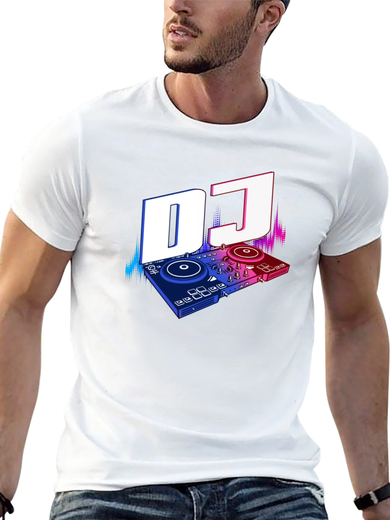 DJ Graphic Tee - Black Unisex T-Shirt