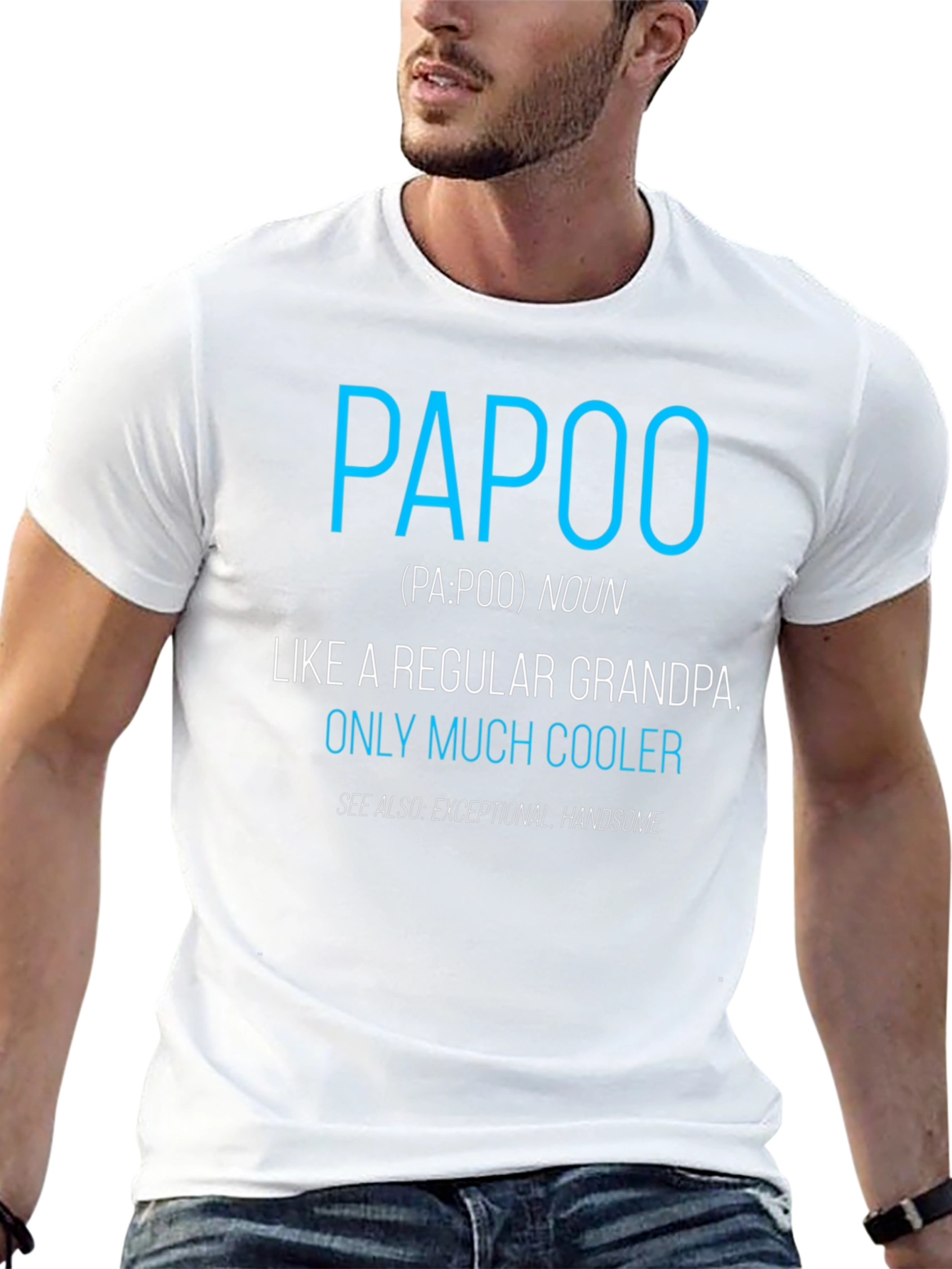 Funny Papoo Definition T-Shirt - Cool Grandpa Tee