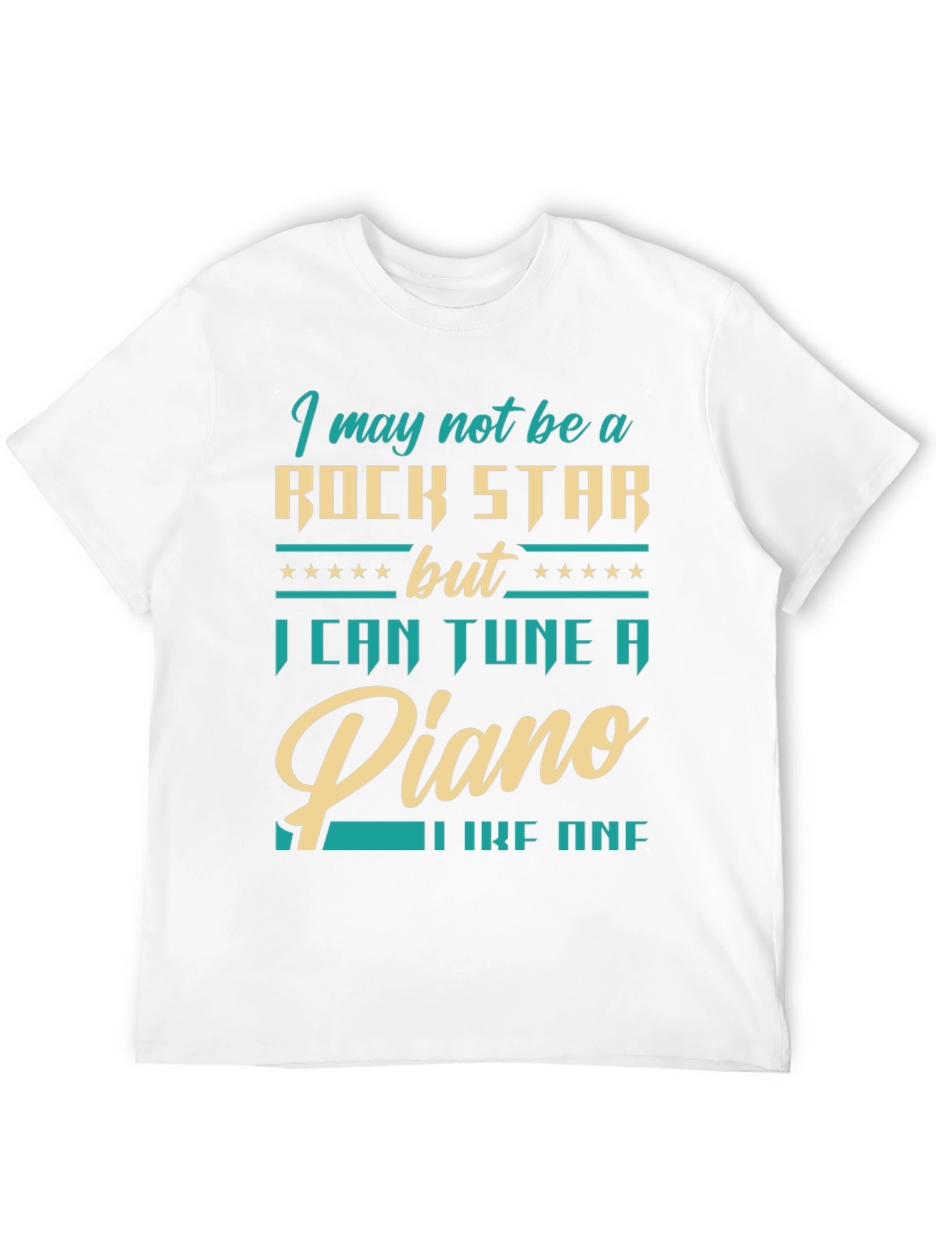 Rock Star Piano Tuner Graphic Tee