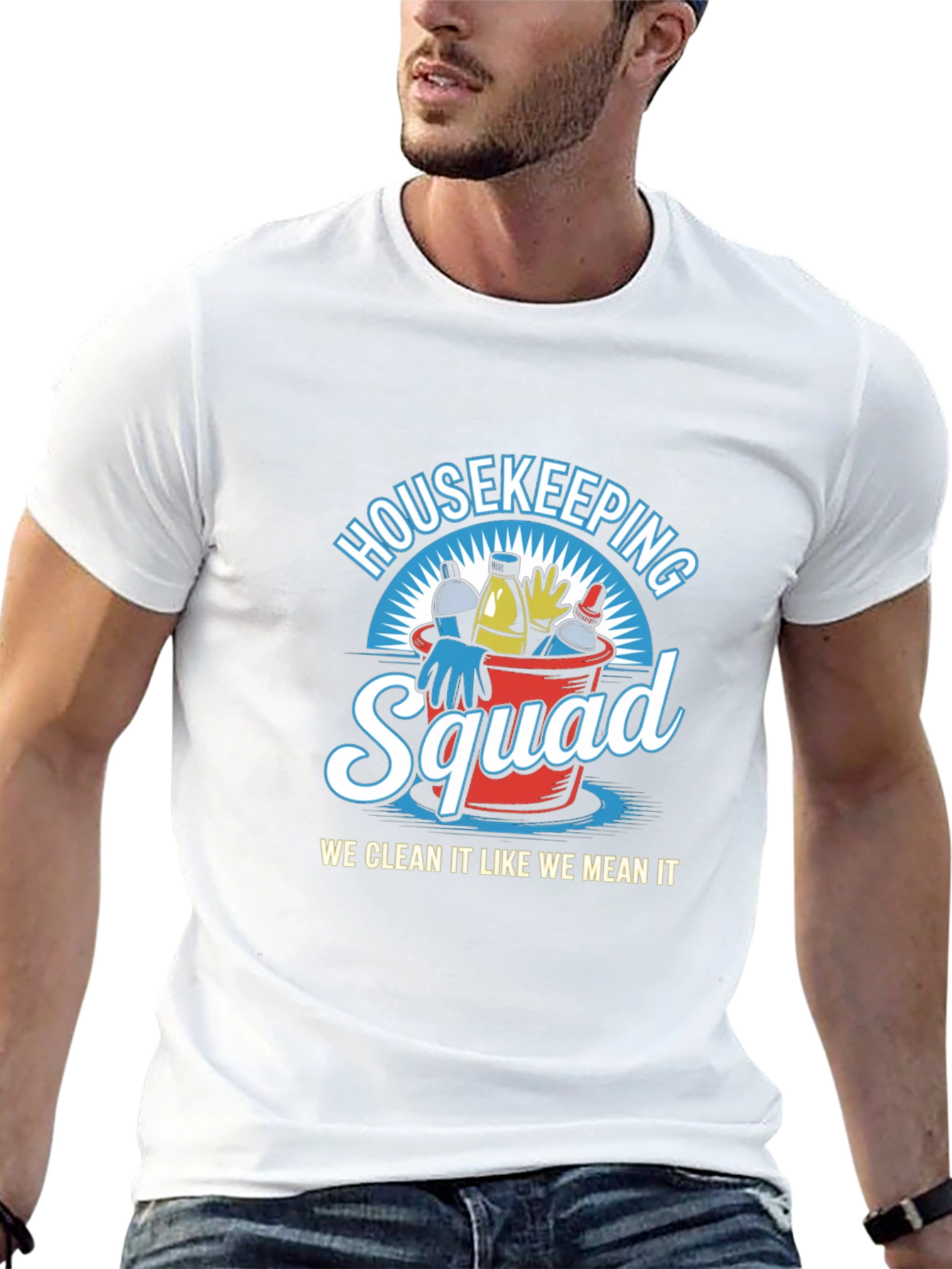 Housekeeping Squad T-Shirt - Cleaning Crew Apparel