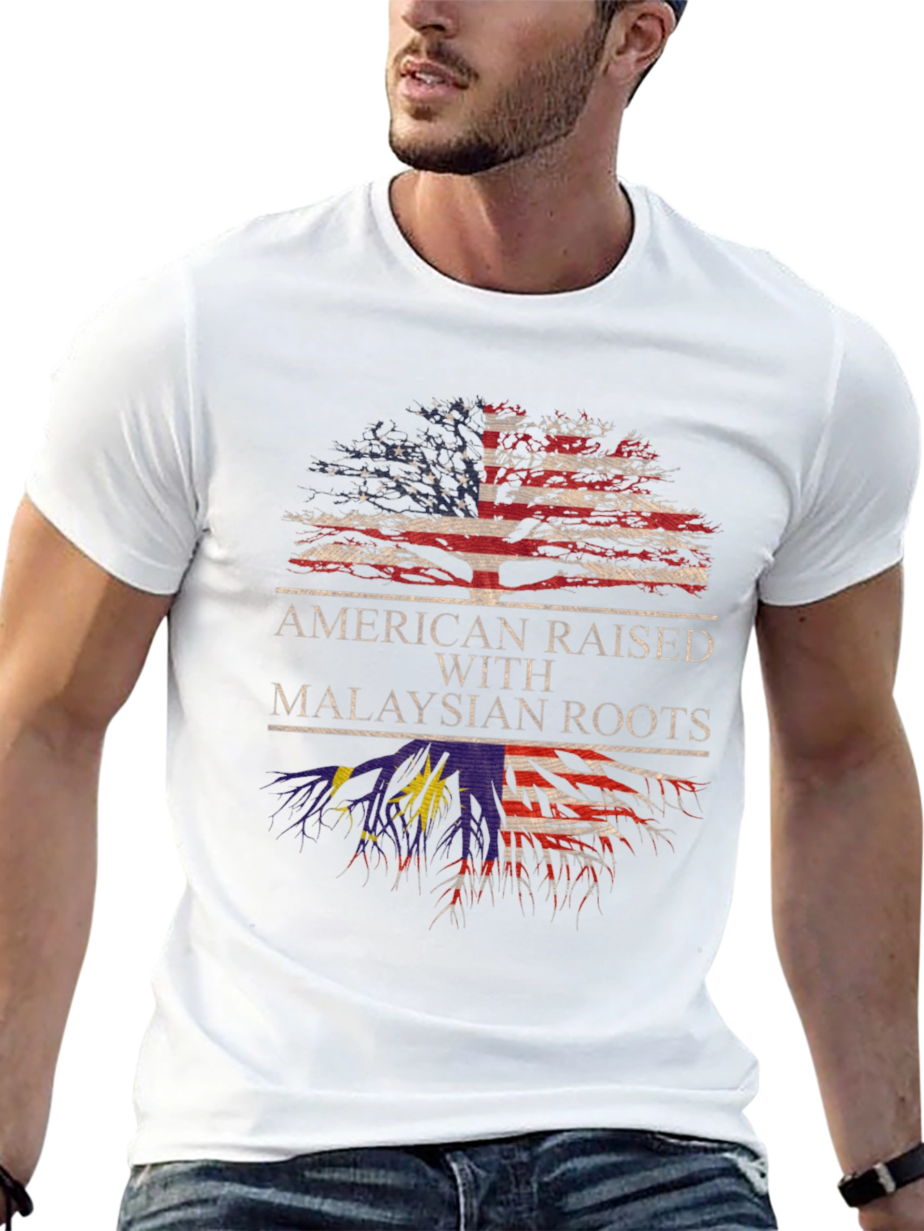 American Raised with Malaysian Roots T-Shirt