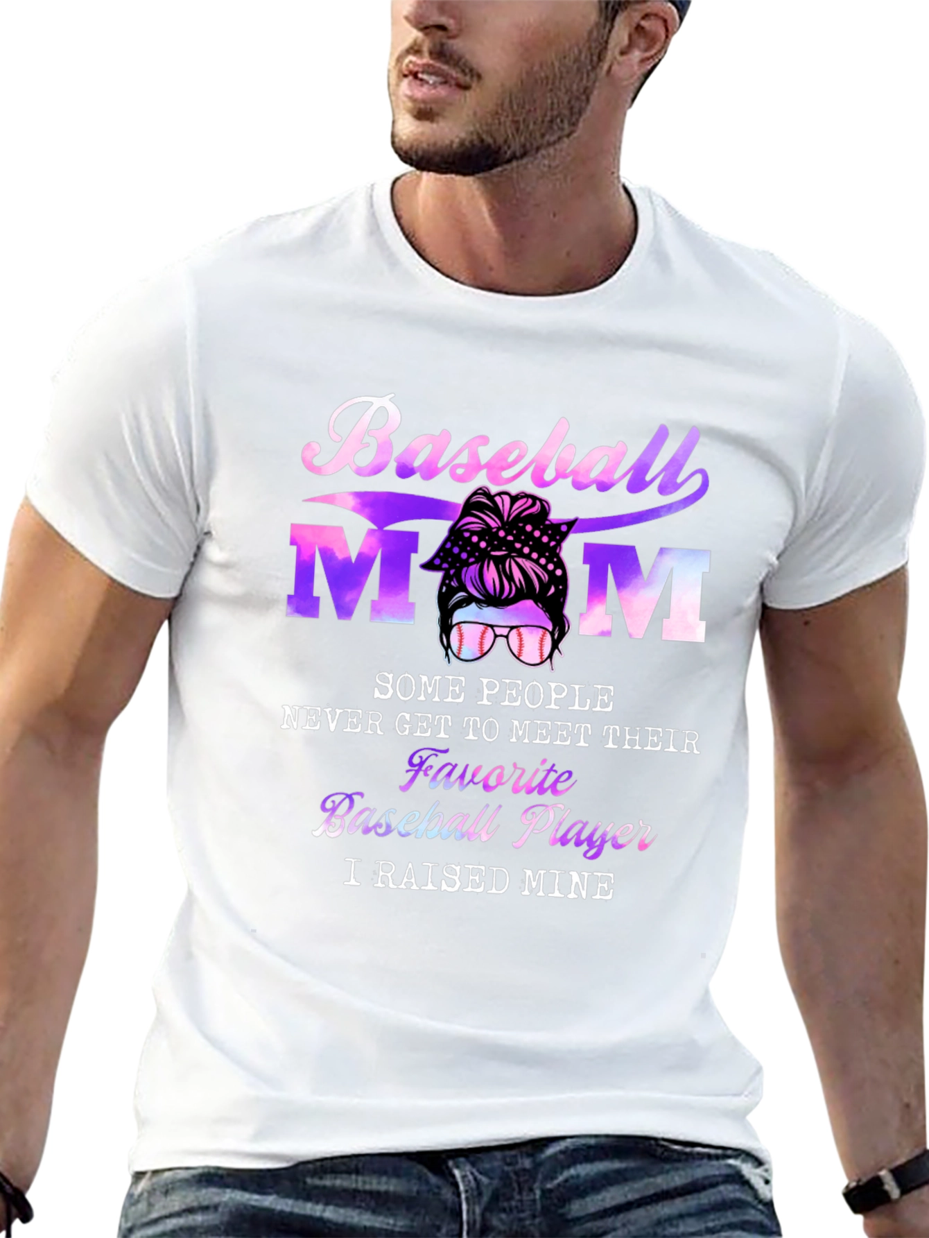 Baseball Mom T-Shirt - I Raised Mine Tee