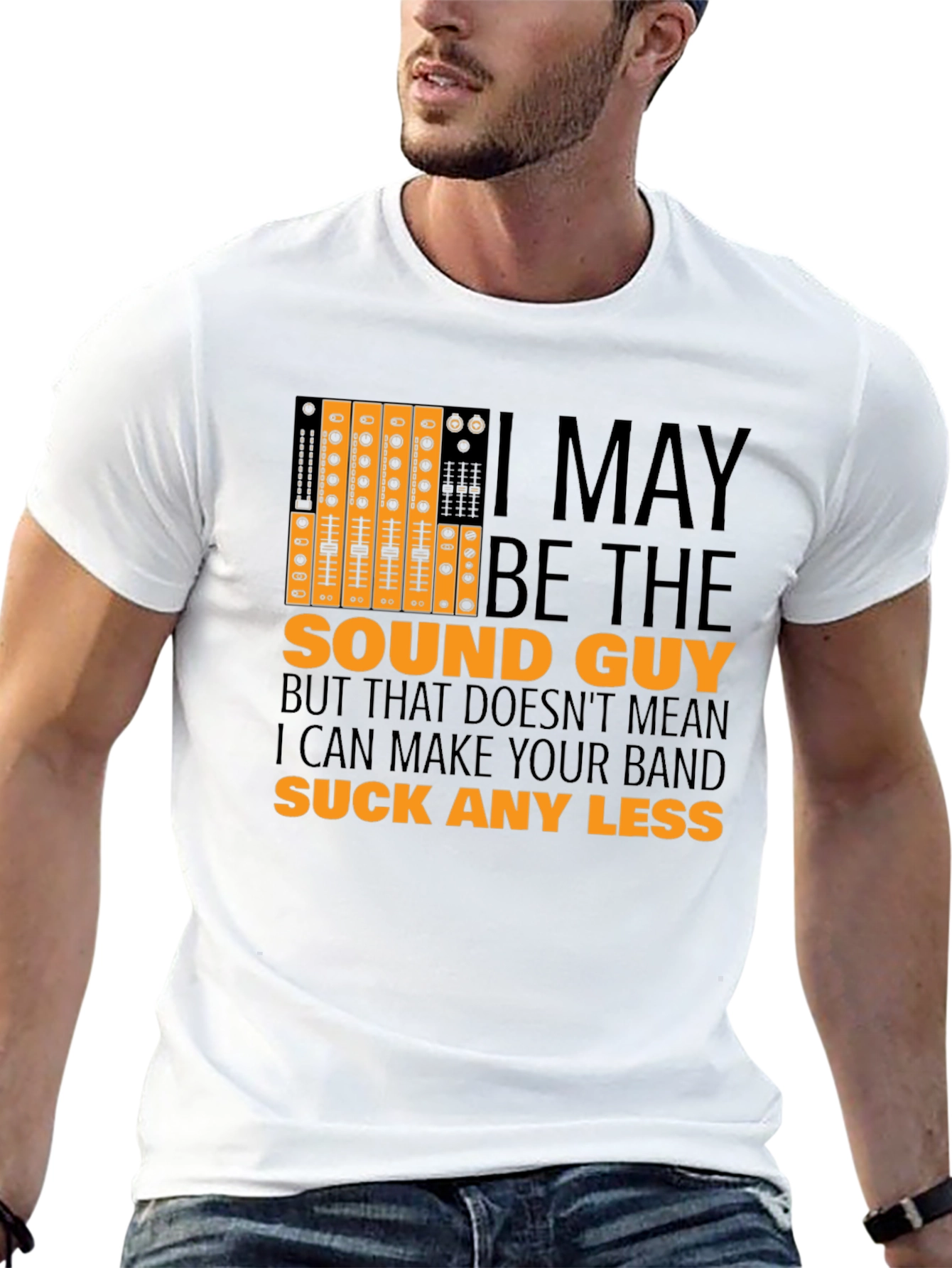 Sound Guy Graphic T-Shirt - Musician Humor