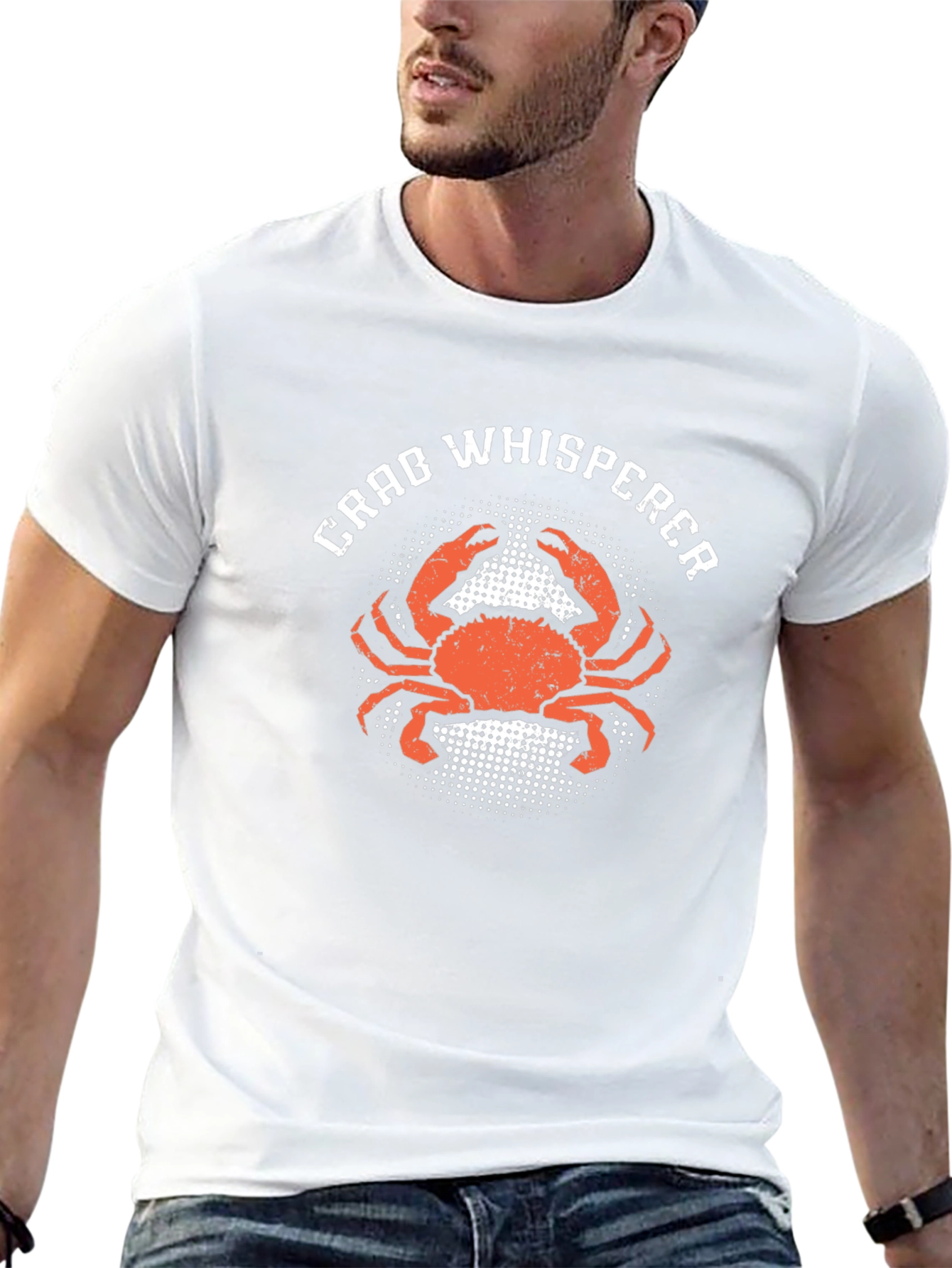 Crab Whisperer Graphic T-Shirt - Coastal Life