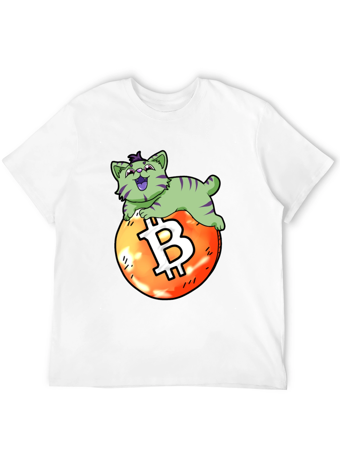 Bitcoin Cat T-Shirt - Crypto Lover Tee