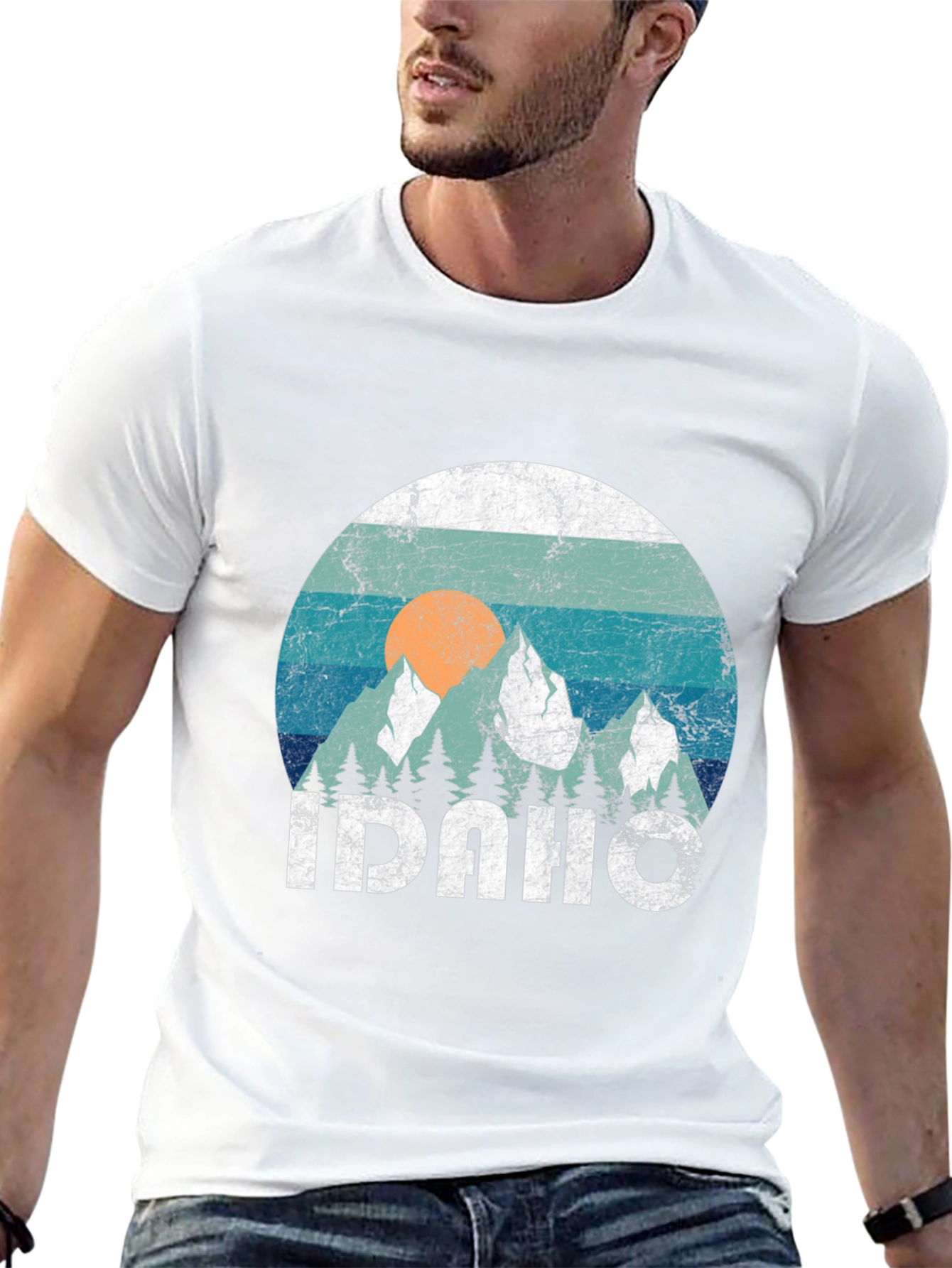 Idaho Mountain Graphic T-Shirt