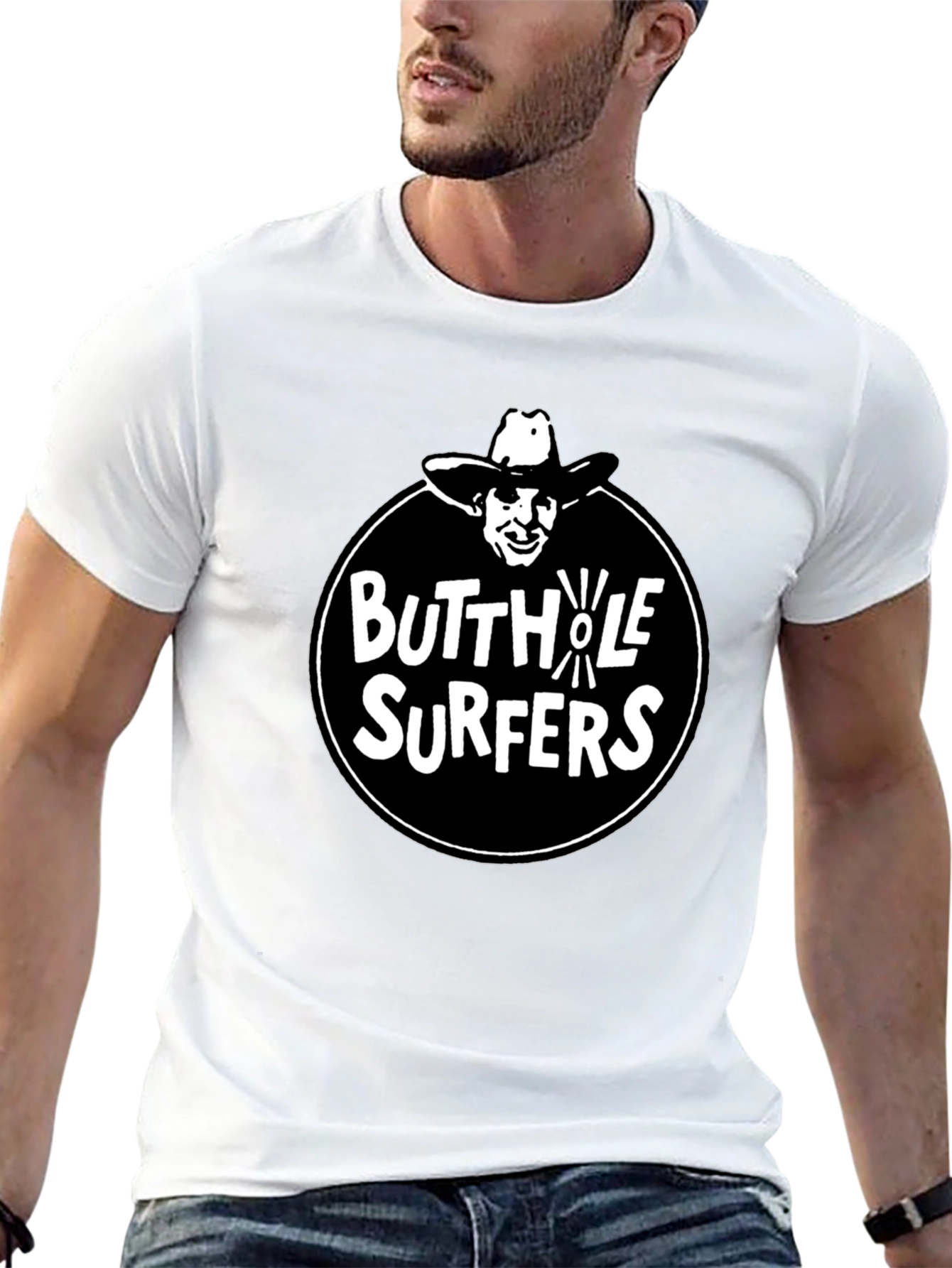 Butthole Surfers Band Tee - Classic Black T-Shirt