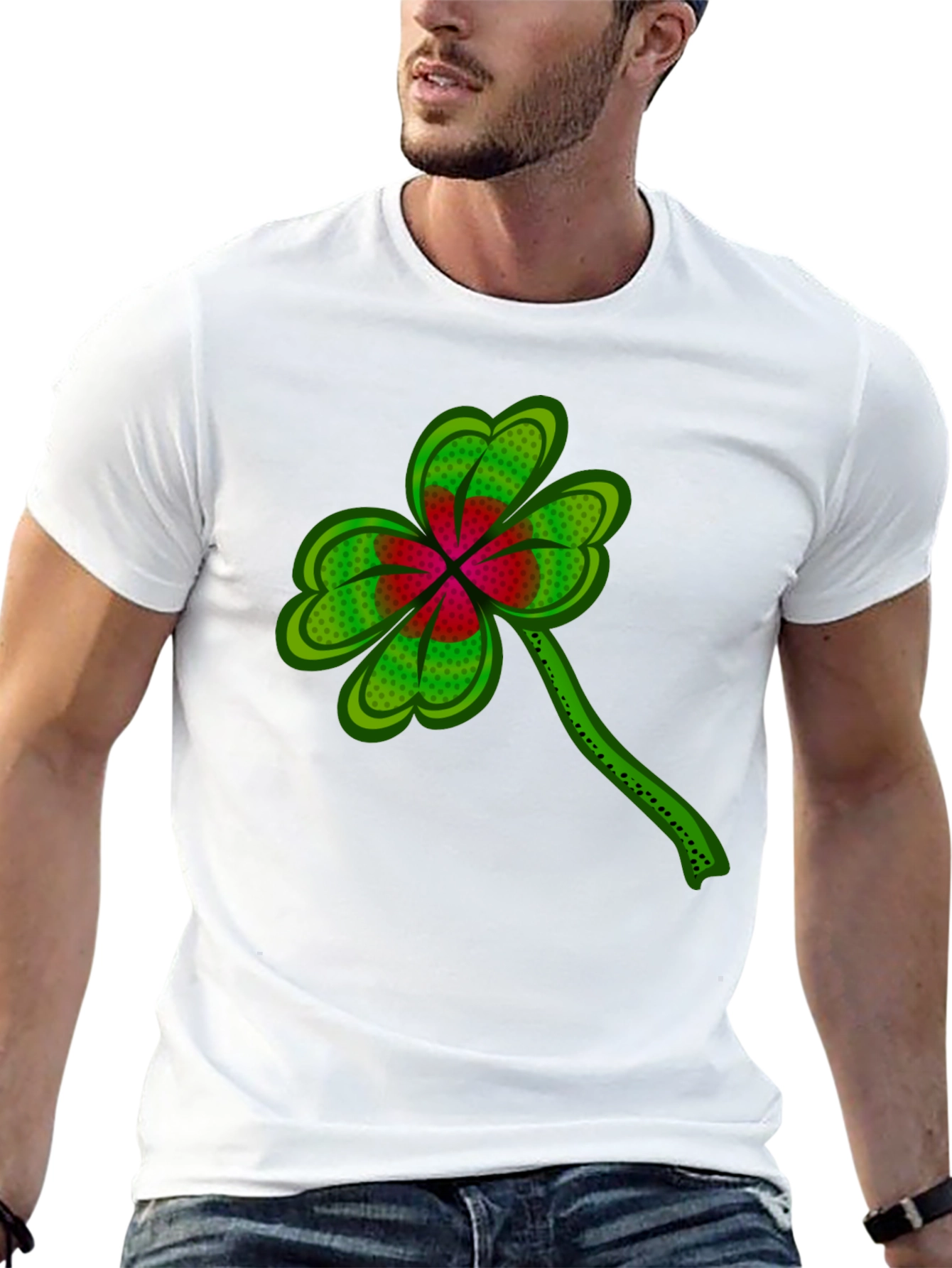 Lucky Clover Graphic Tee - St. Patricks Day Shirt