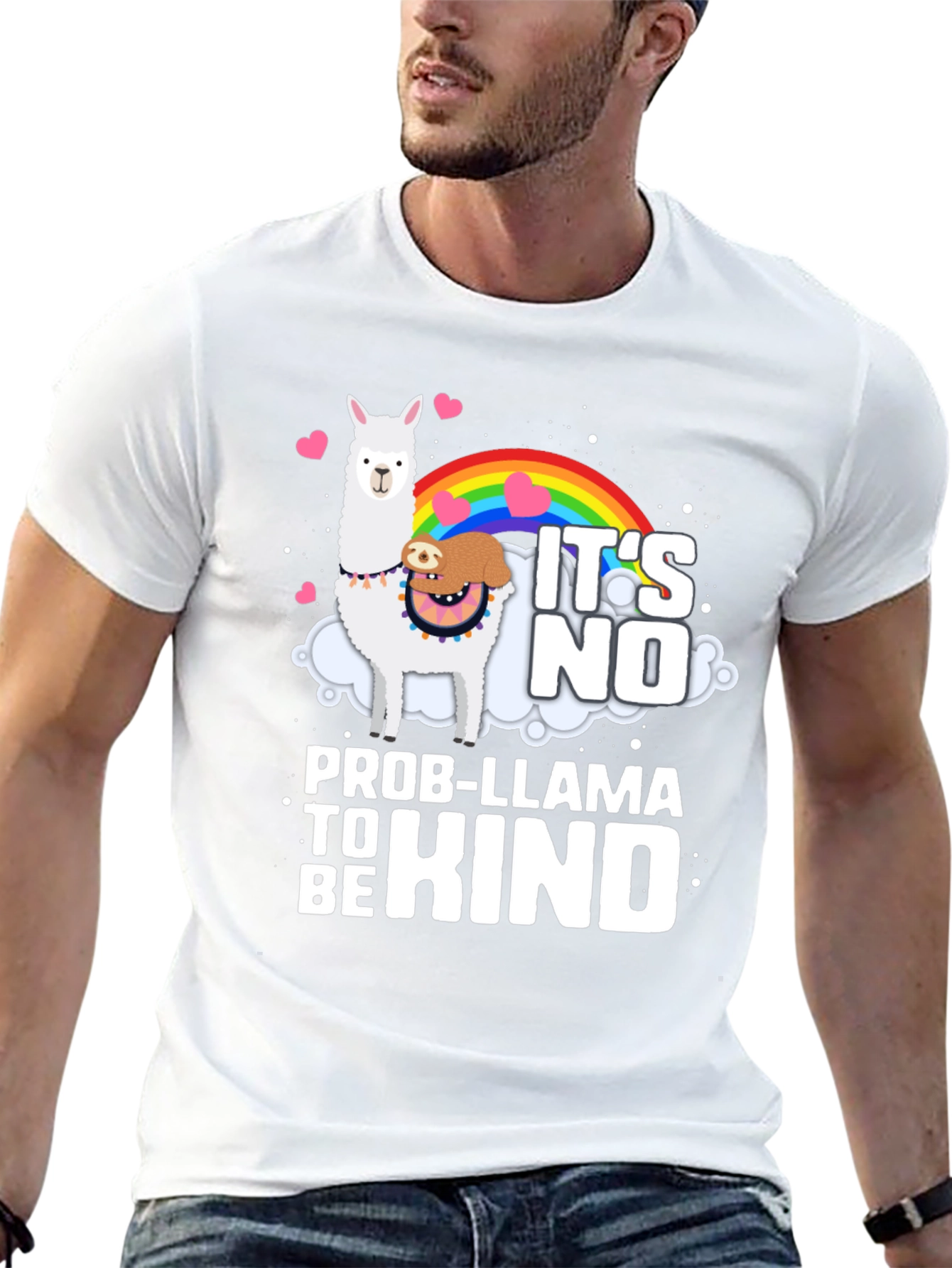 Its No Prob-Llama to Be Kind Graphic Tee
