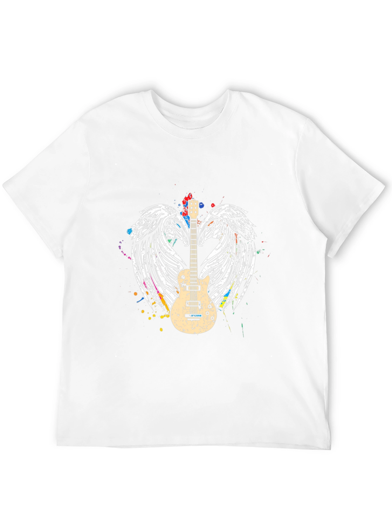 Guitar Wings Graphic Tee - Music Lover T-Shirt