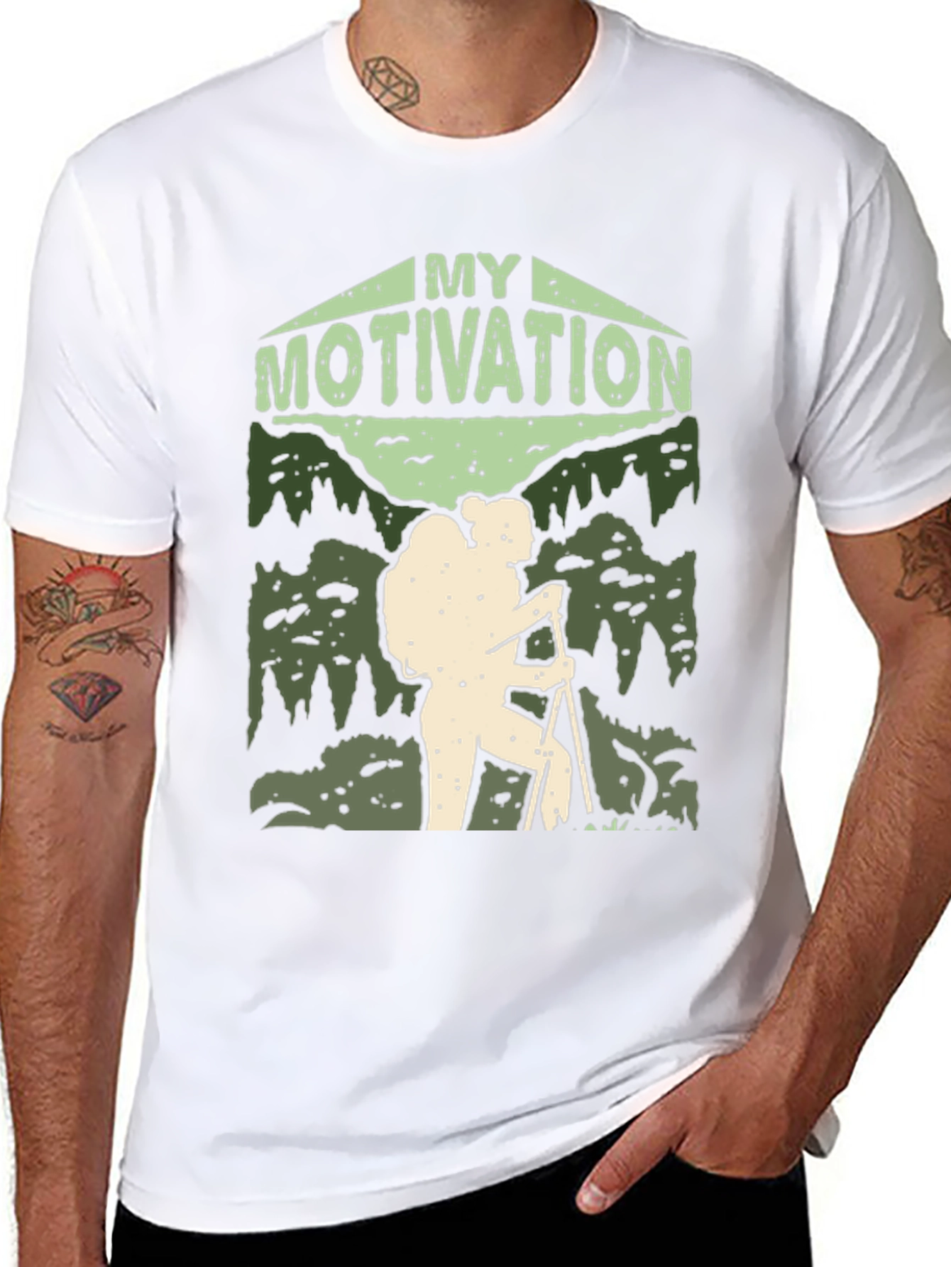 My Motivation Hiker Graphic T-Shirt