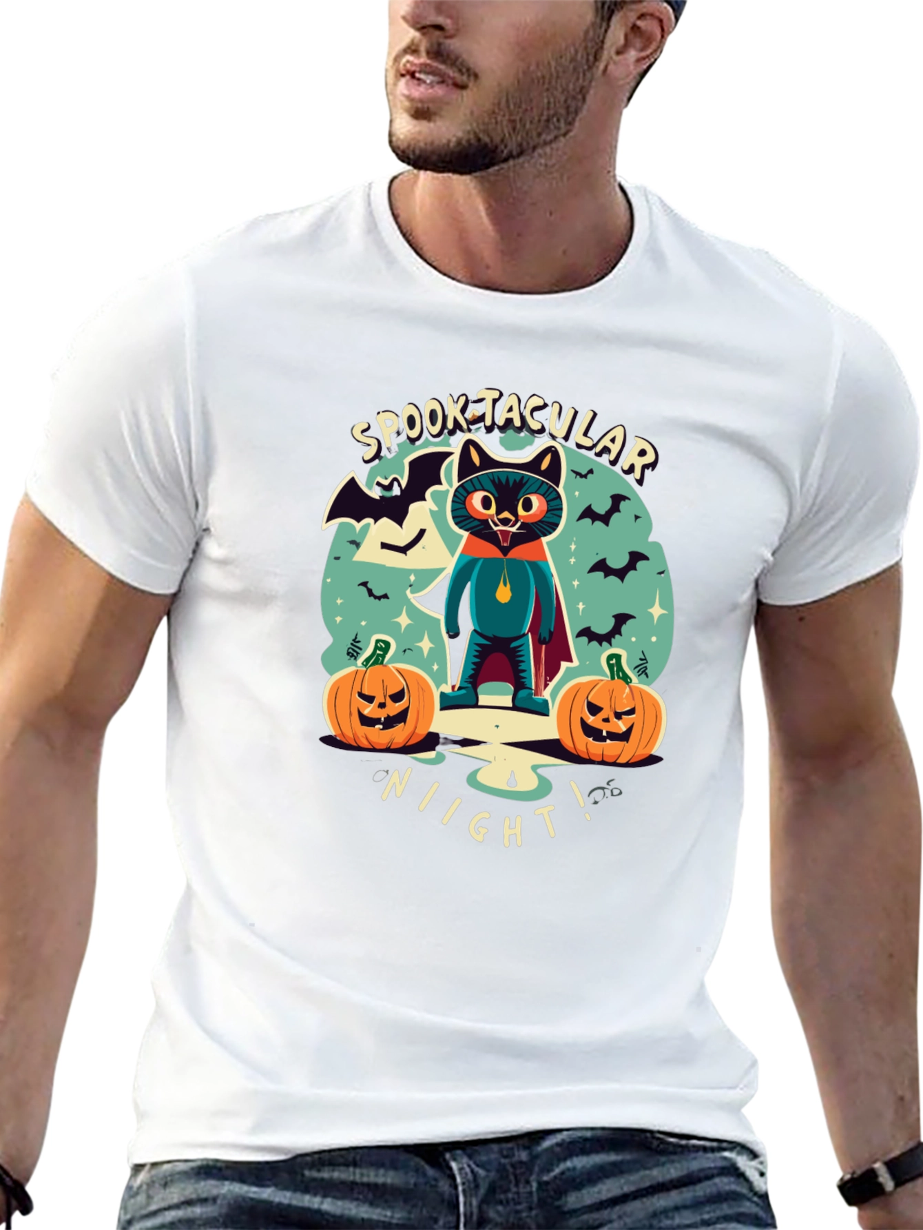 Spook-tacular Night Halloween T-Shirt