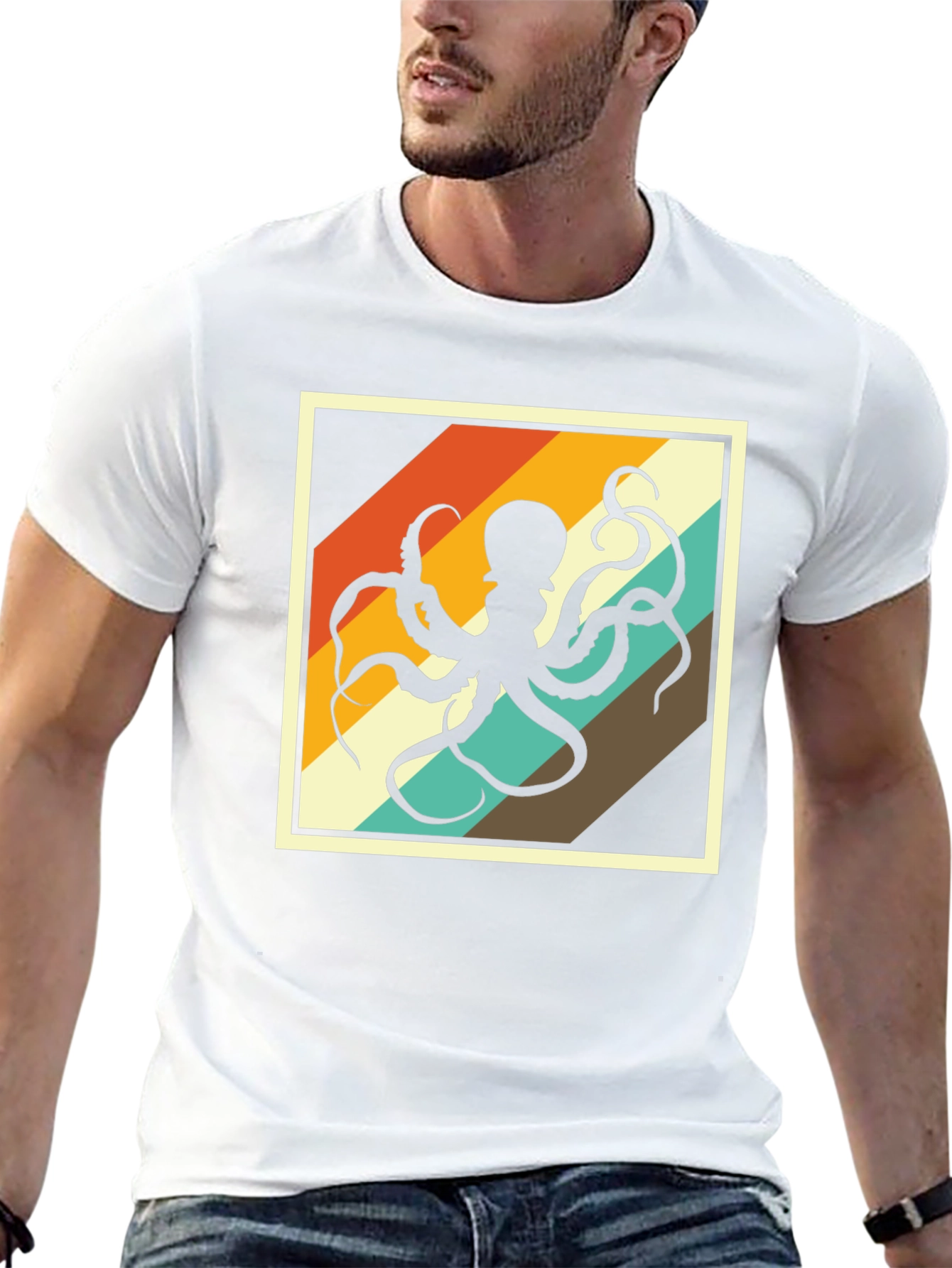 Retro Octopus Graphic Tee