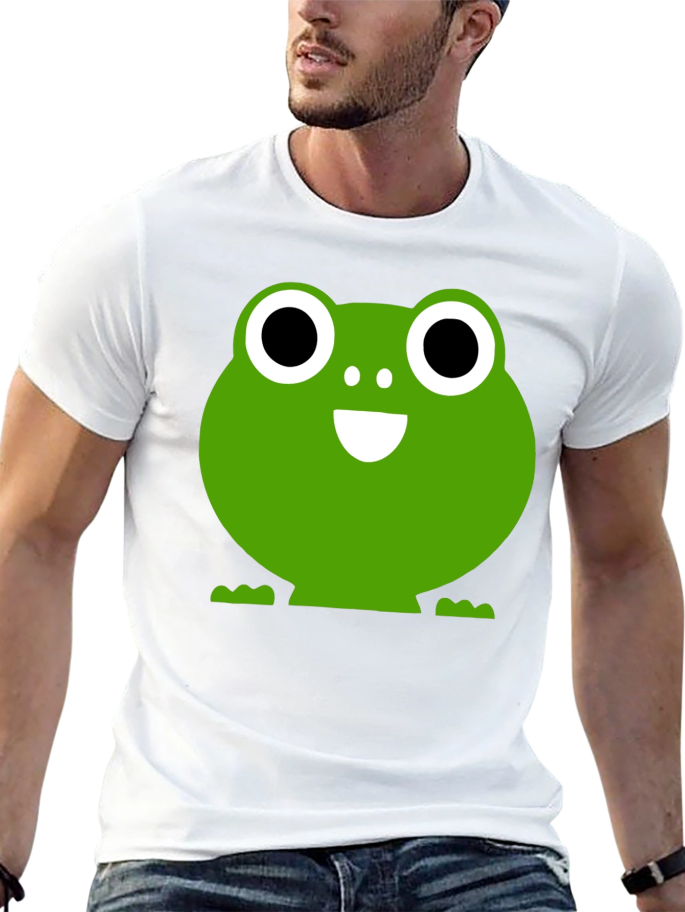 Frog Graphic Black T-Shirt - Fun & Casual