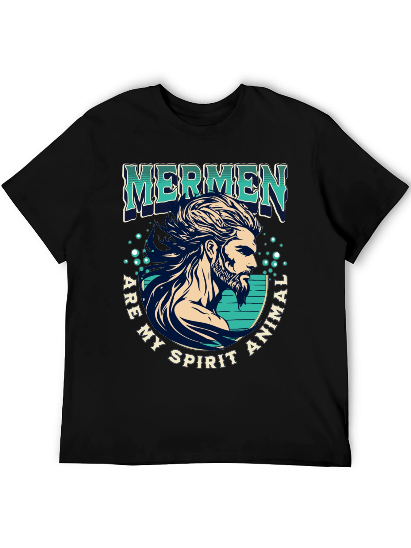 Mermen Spirit Animal Graphic Tee - Unisex