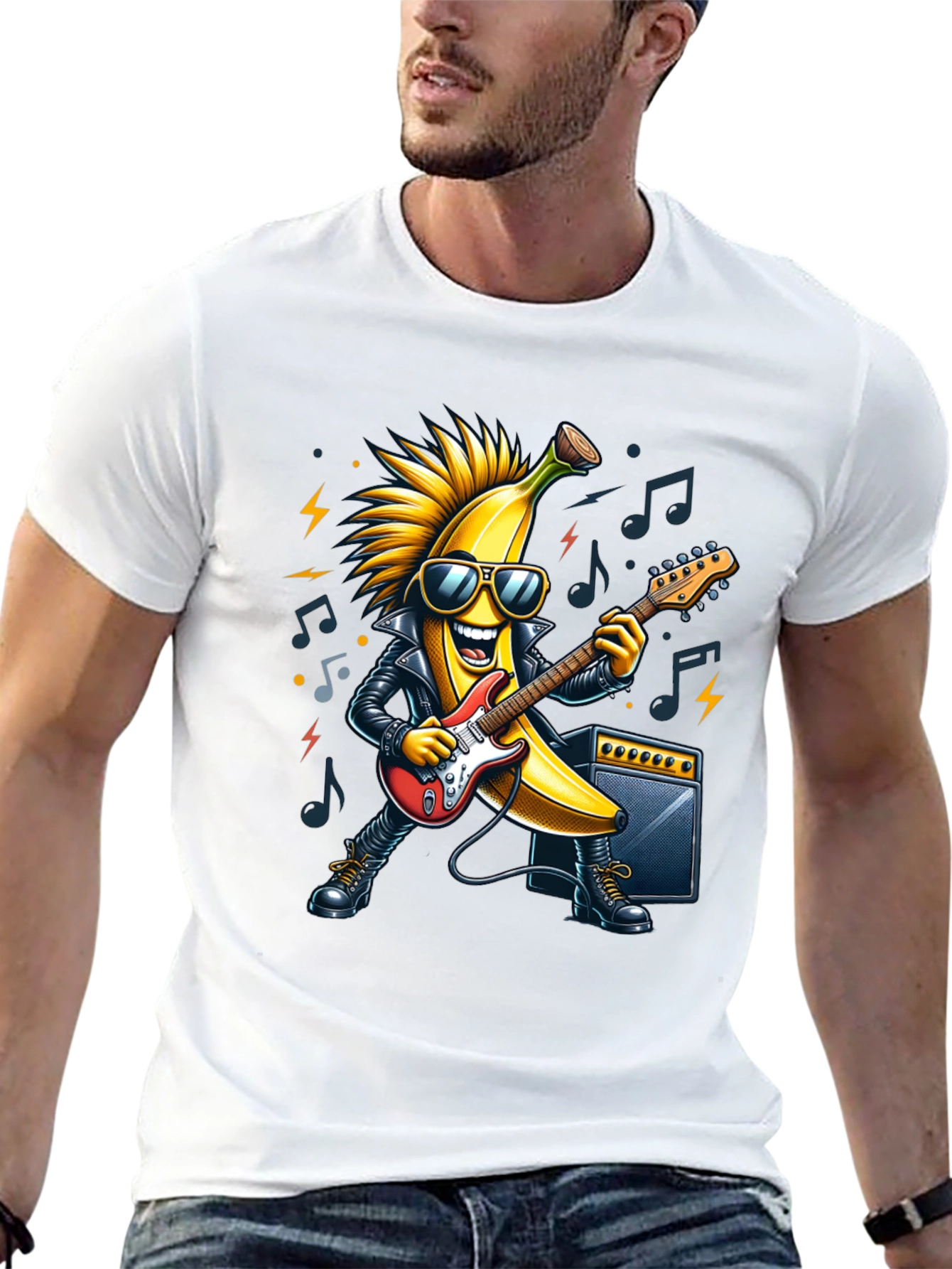 Banana Rock Star Graphic Tee