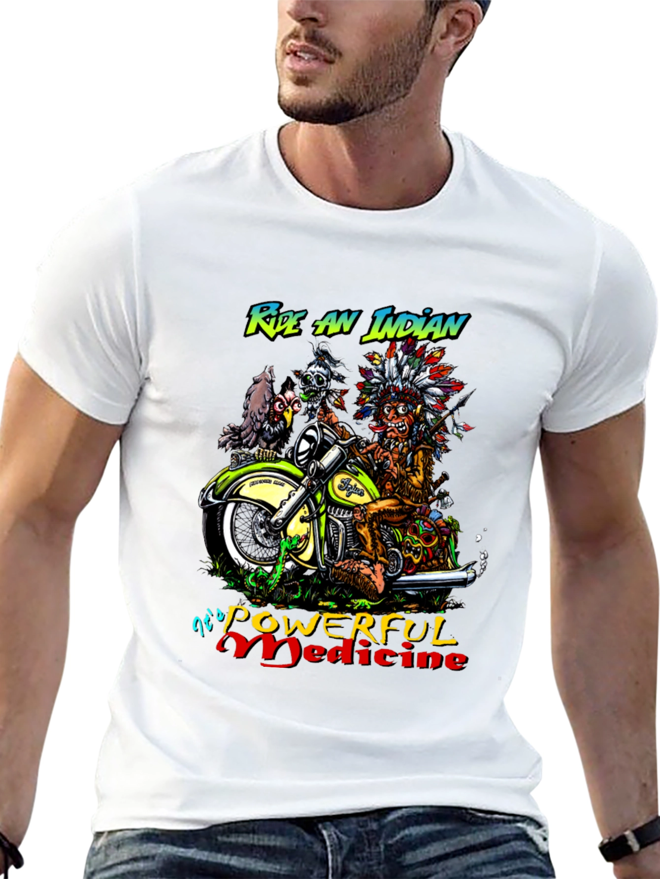 Ride an Indian Powerful Medicine T-Shirt
