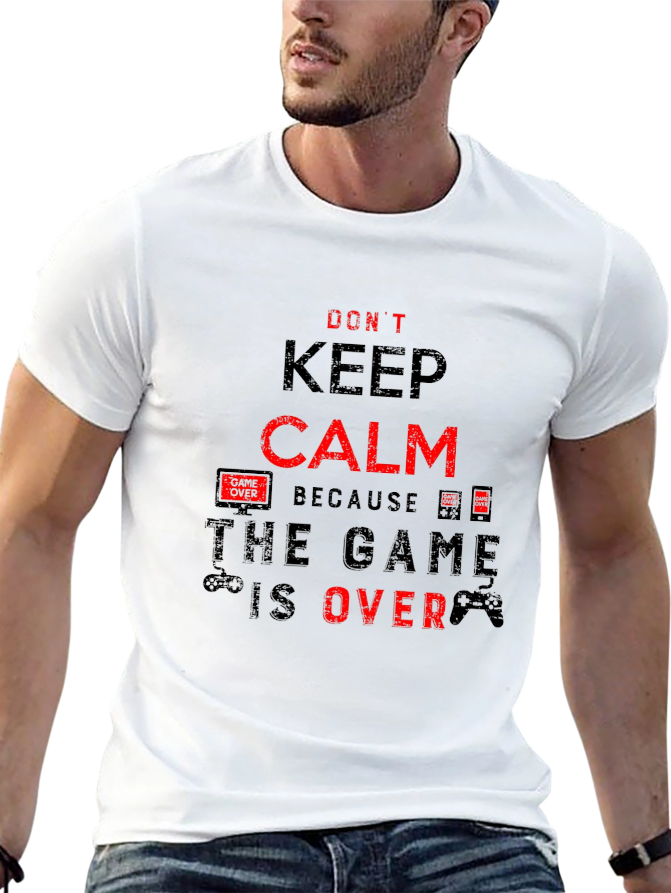 Dont Keep Calm The Game Is Over Black T-Shirt