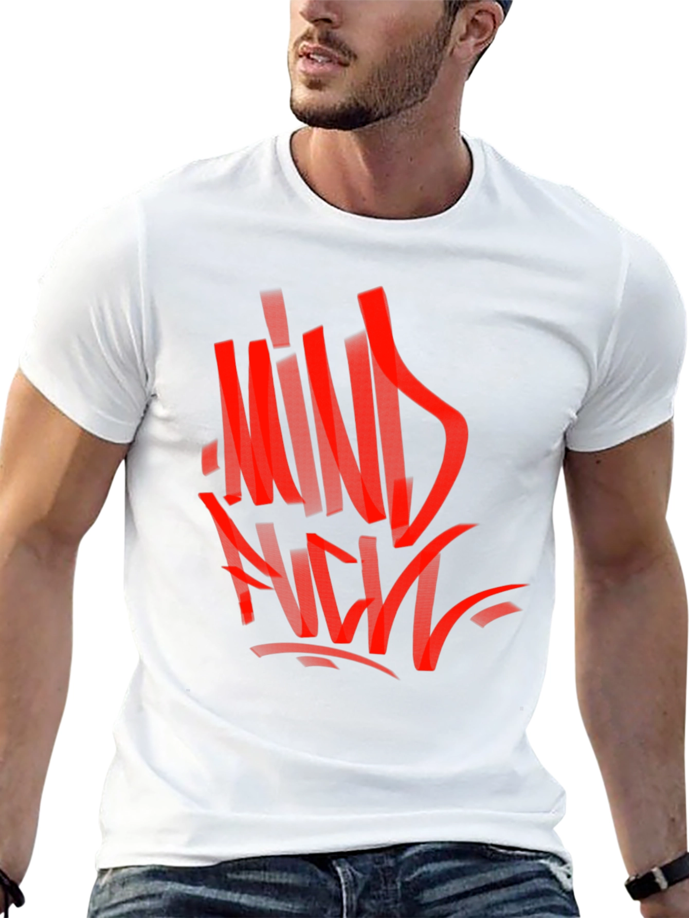 Mind Rich Graphic Print Black T-Shirt