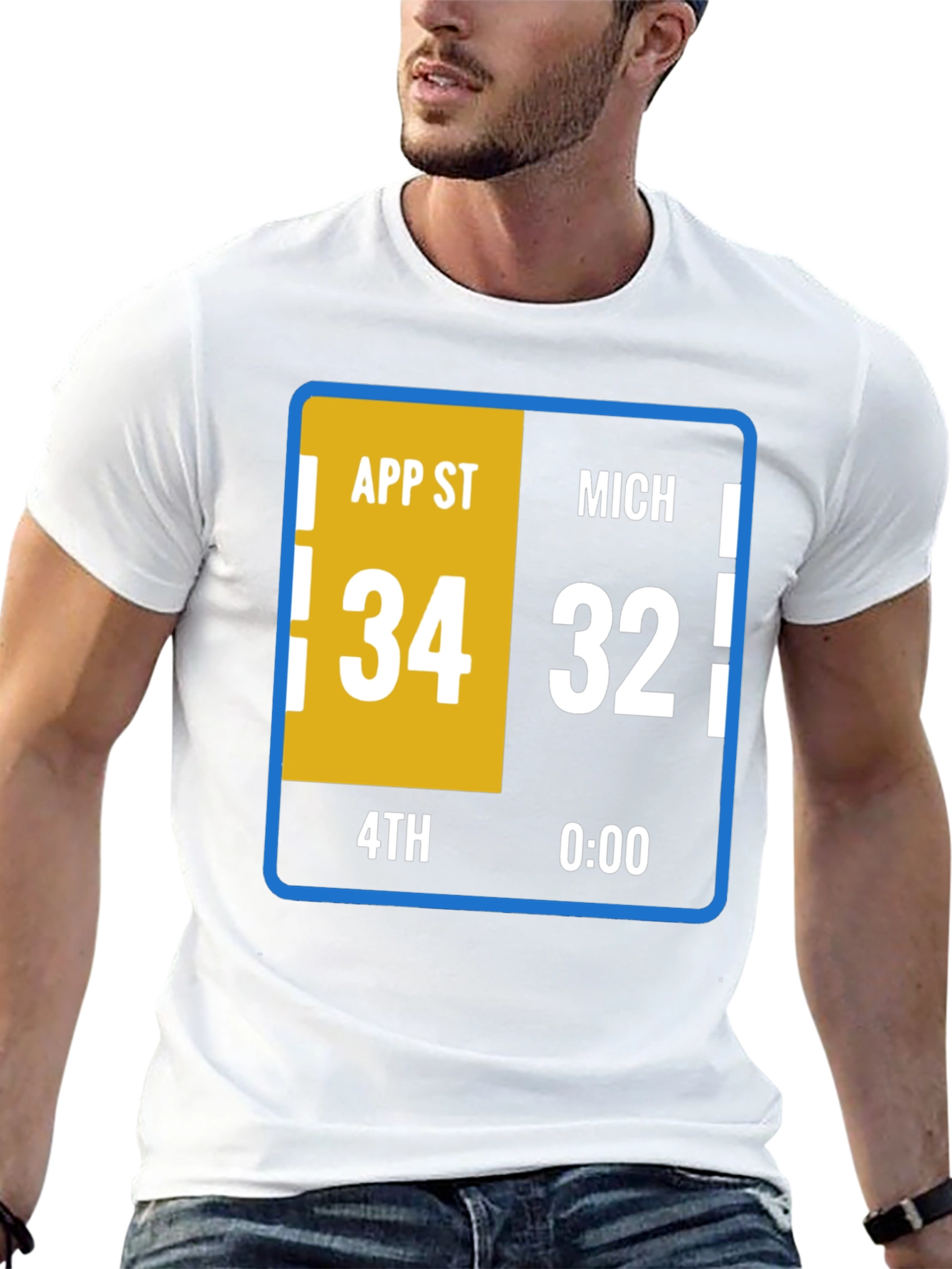 App State 34 - Michigan 32 Football T-Shirt