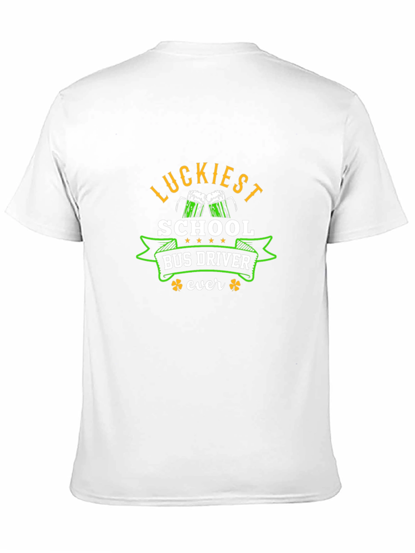 Luckiest School Bus Driver Ever Black T-Shirt