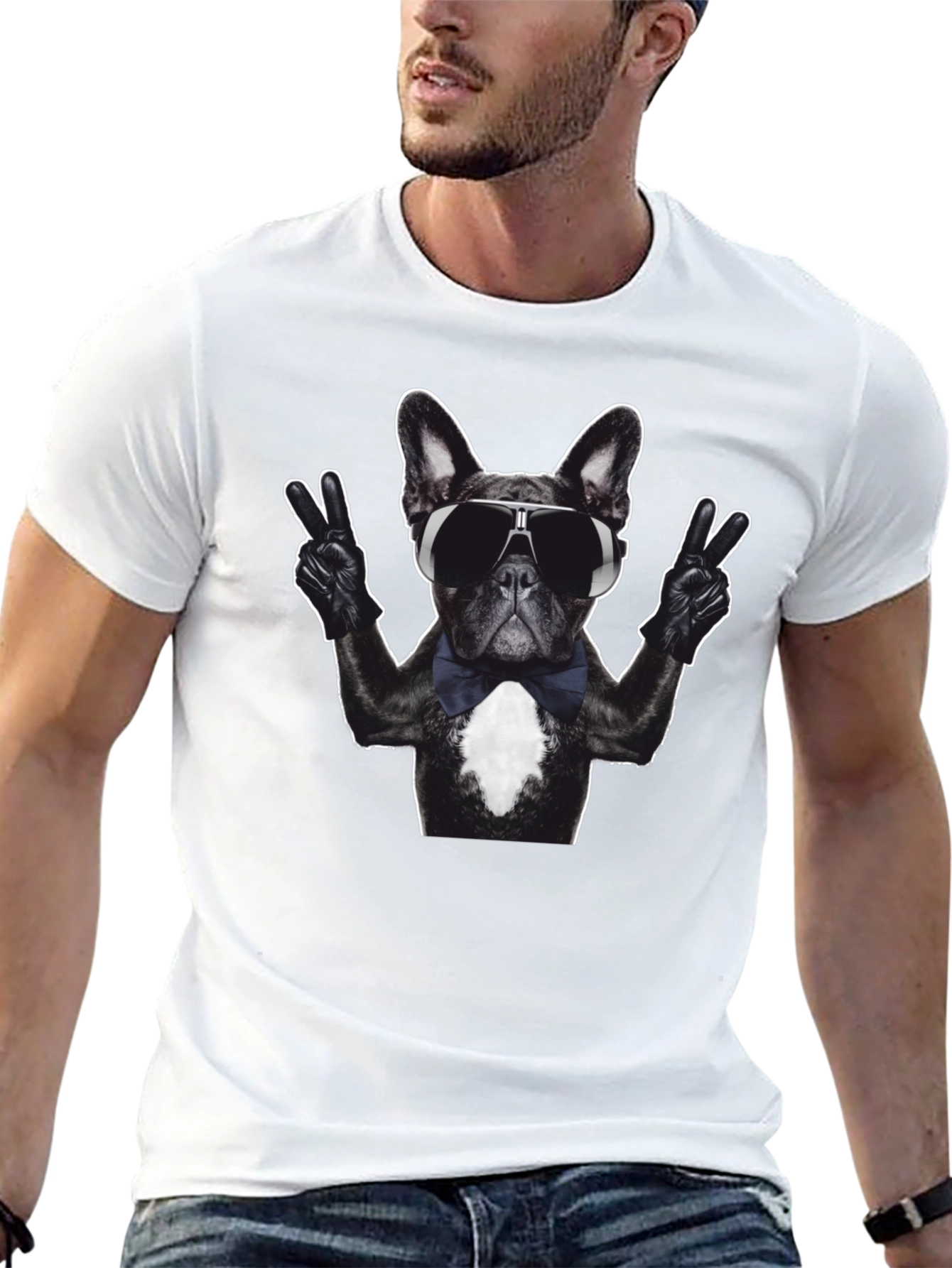 Cool Dog Graphic T-Shirt