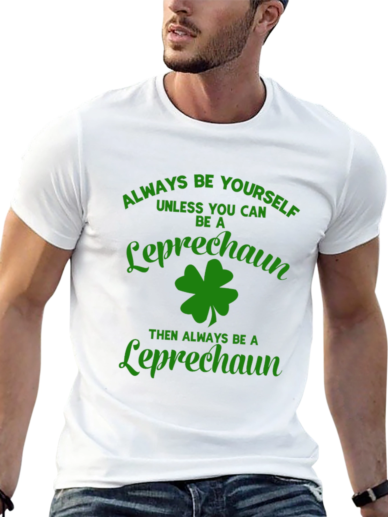 St. Patricks Day Leprechaun Graphic T-Shirt