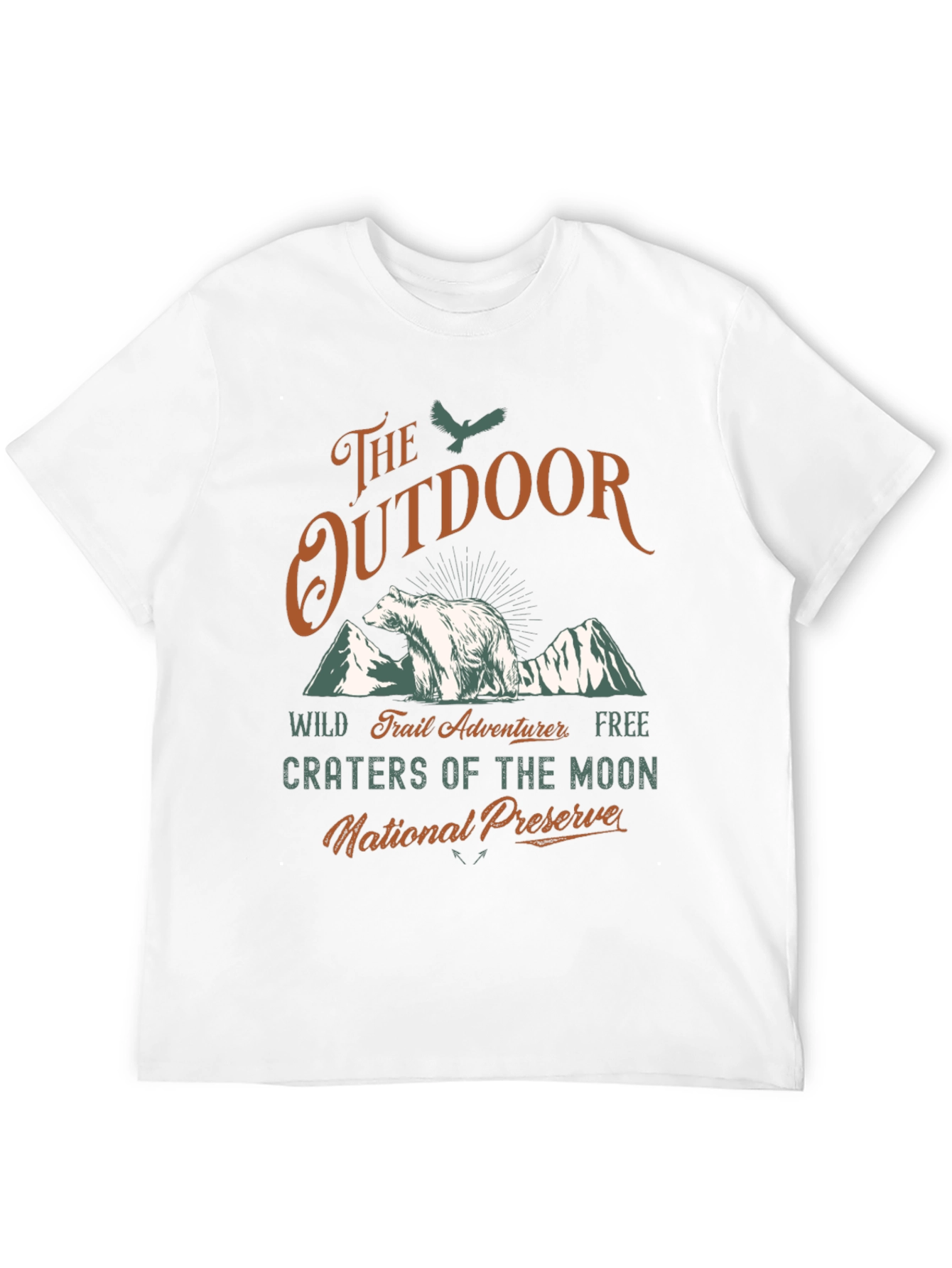 Outdoor Adventure Bear Graphic T-Shirt