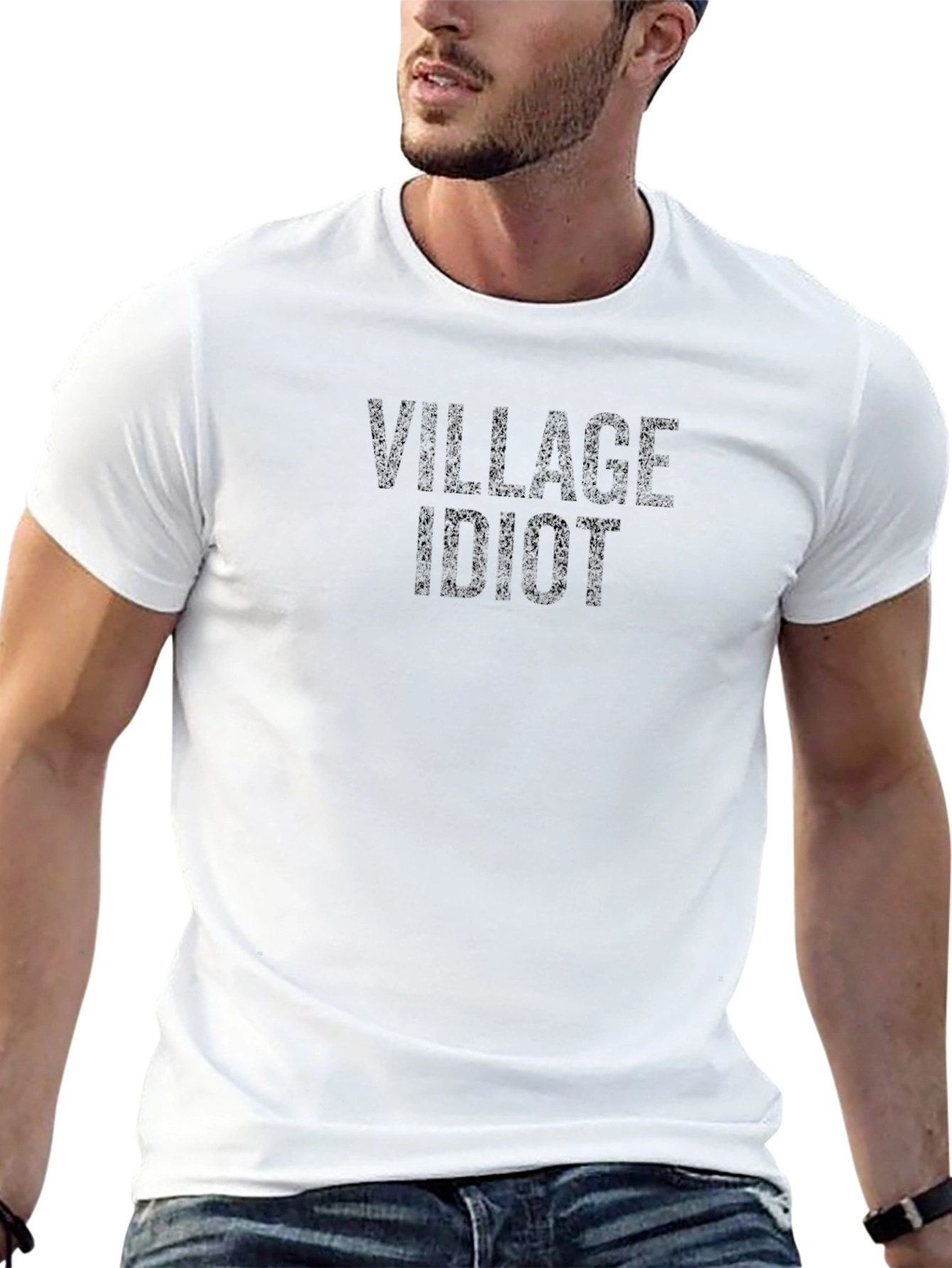 Village Idiot T-Shirt - Dark Humor Tee