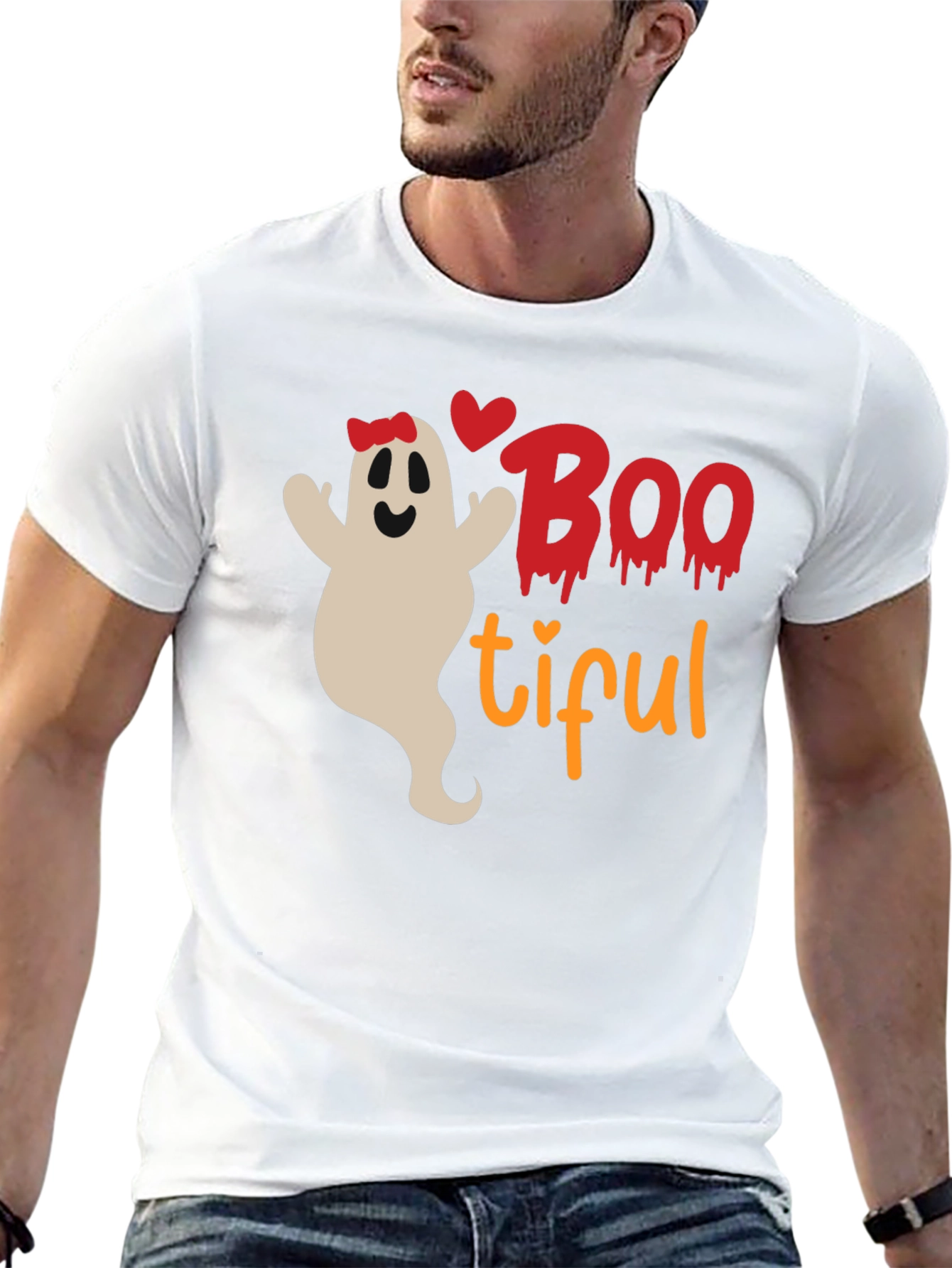 Boo-tiful Halloween Ghost T-Shirt