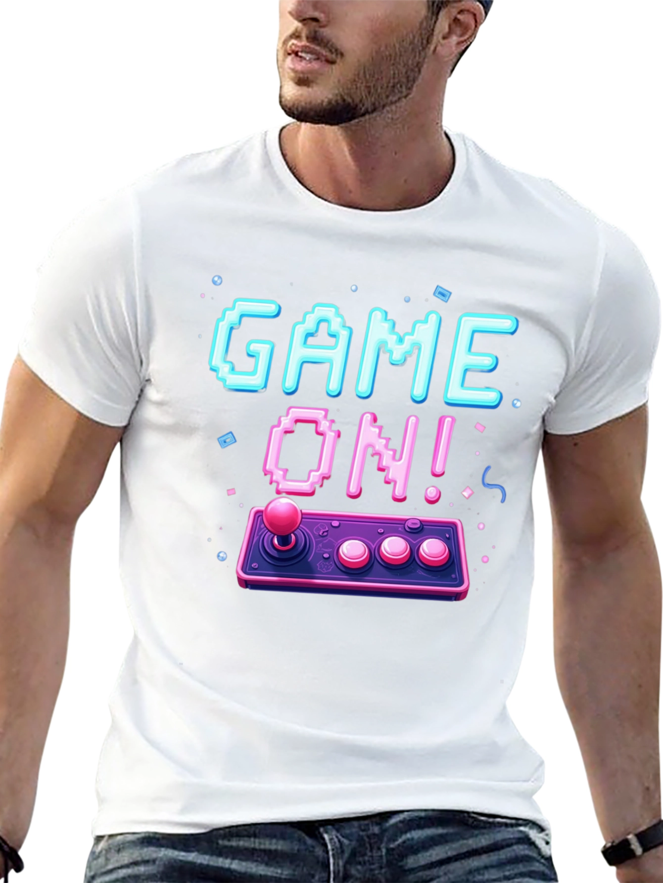 Game On T-Shirt - Retro Gamer Style!