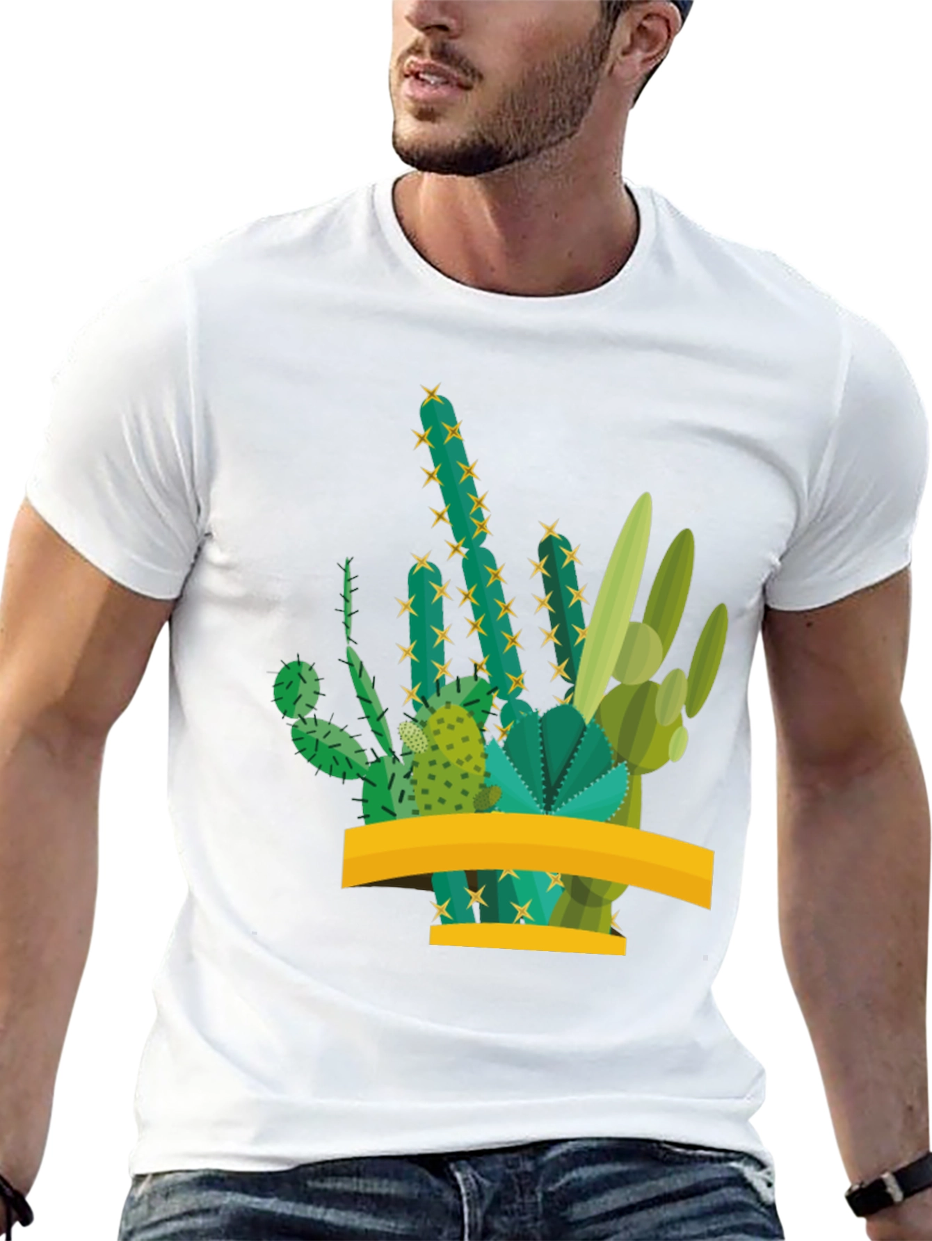 Cactus Graphic Tee - Trendy Desert Style