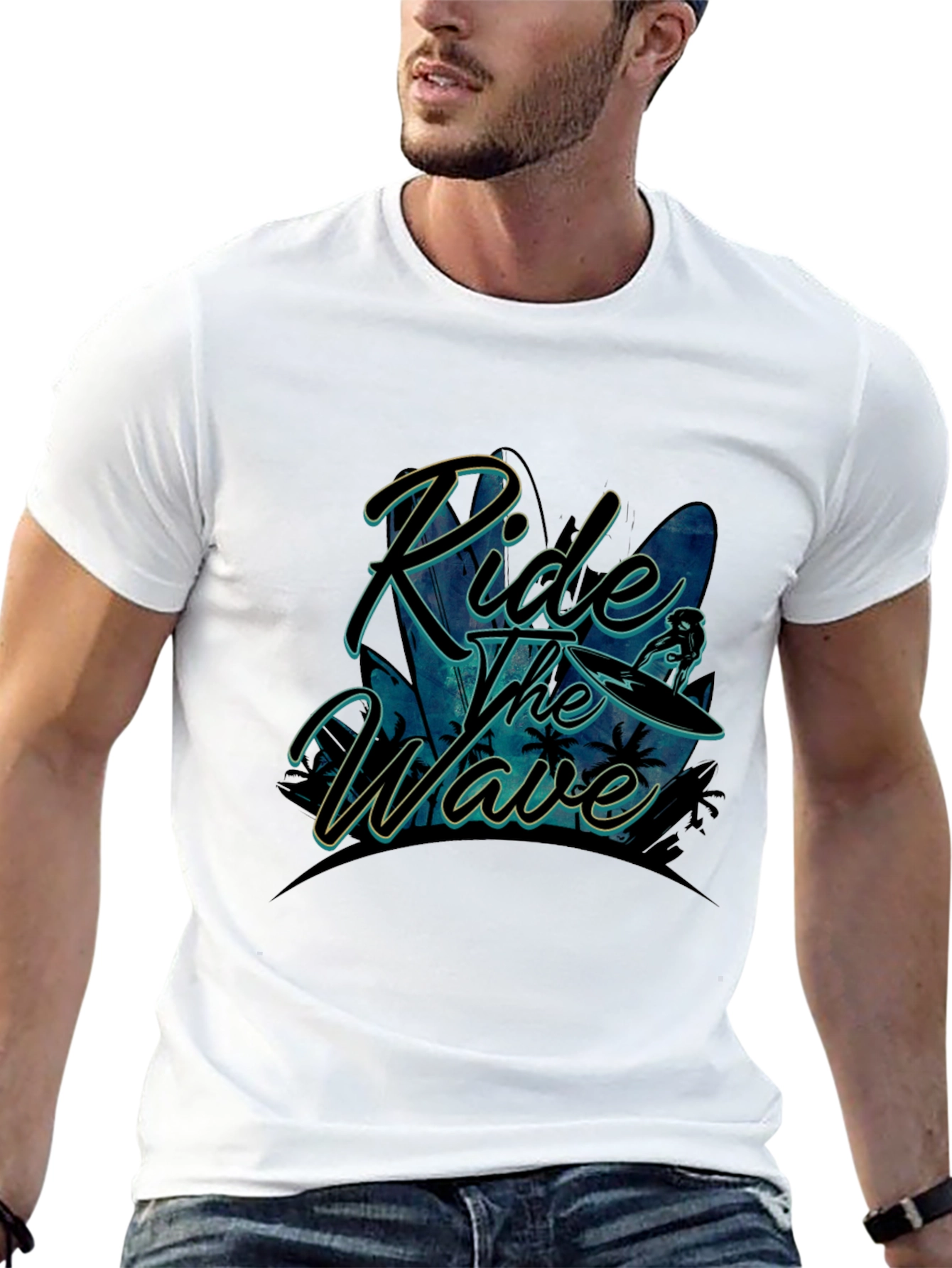 Ride the Wave Graphic Tee - Stylish Comfort