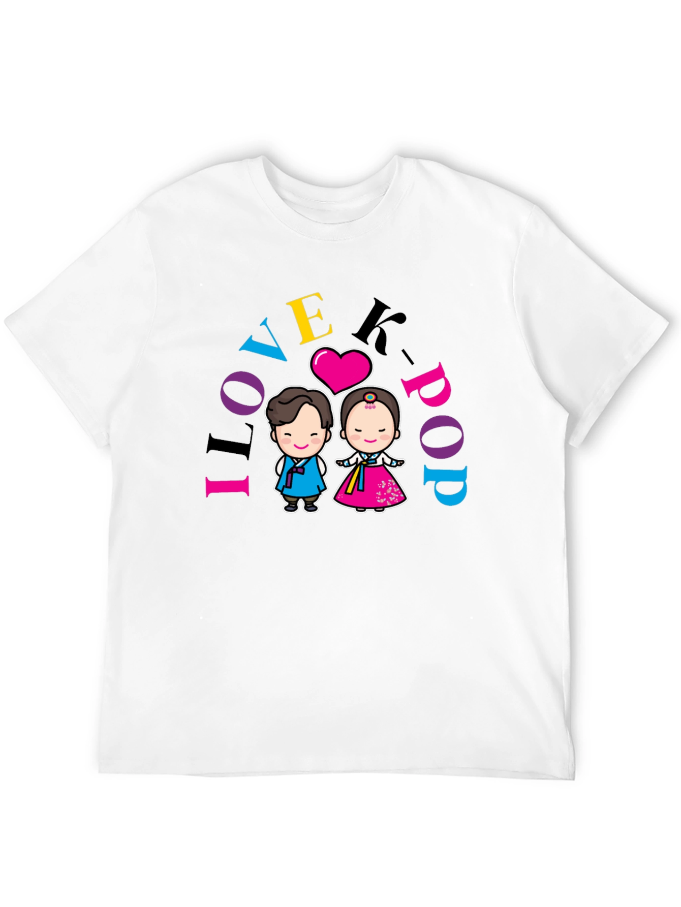 I Love K-Pop Graphic Tee - Unisex