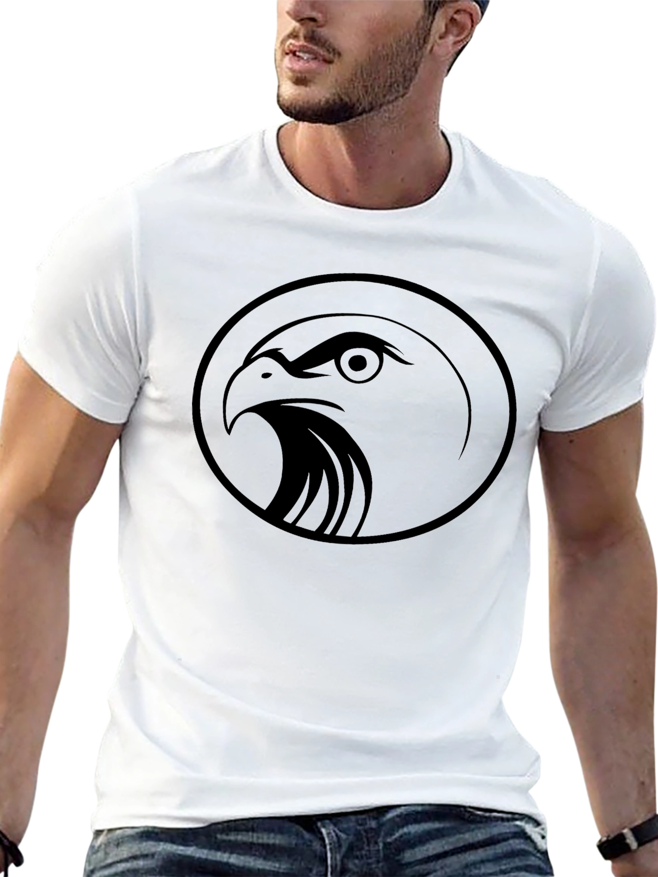 Eagle Emblem Black T-Shirt