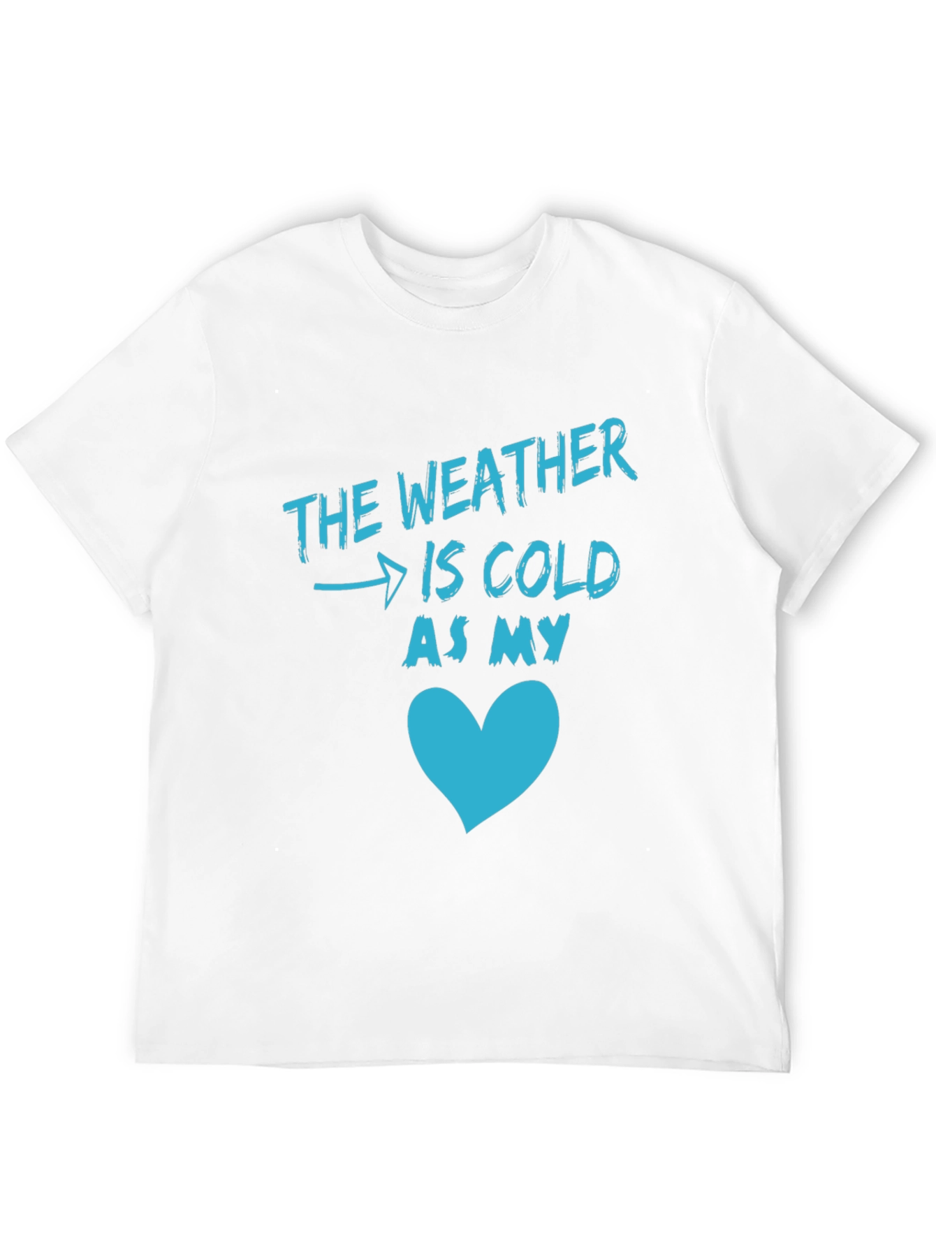 Cold Heart Graphic Tee - Mens Black T-Shirt