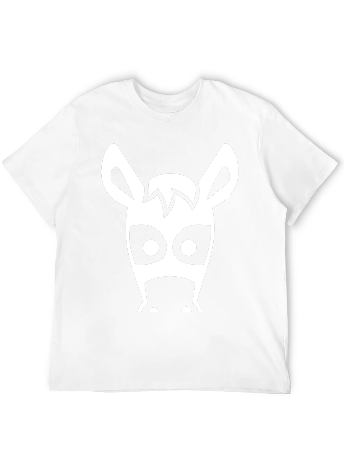Funny Donkey Face Black T-Shirt