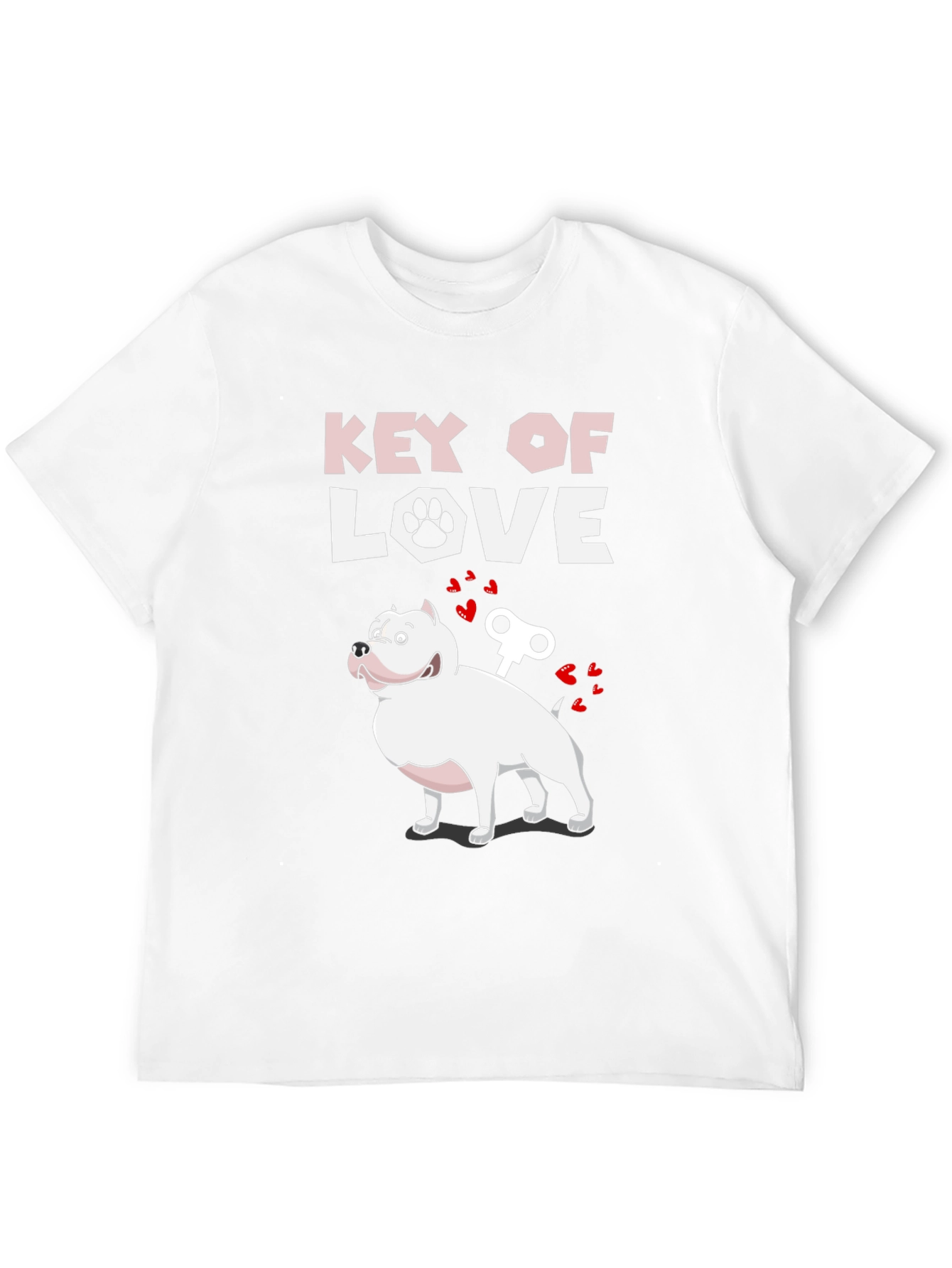 Key of Love Dog T-Shirt