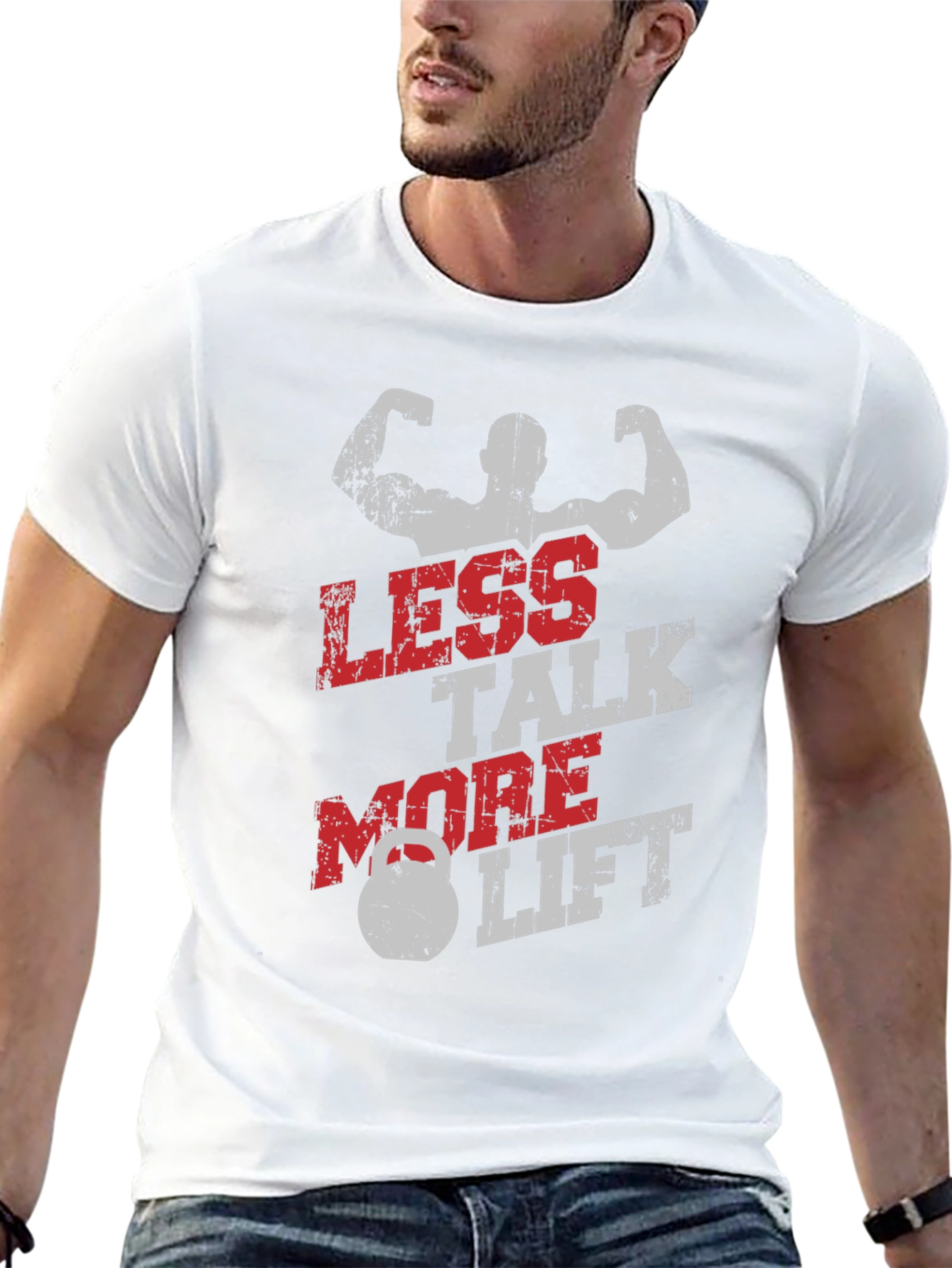Less Talk More Lift Graphic Tee