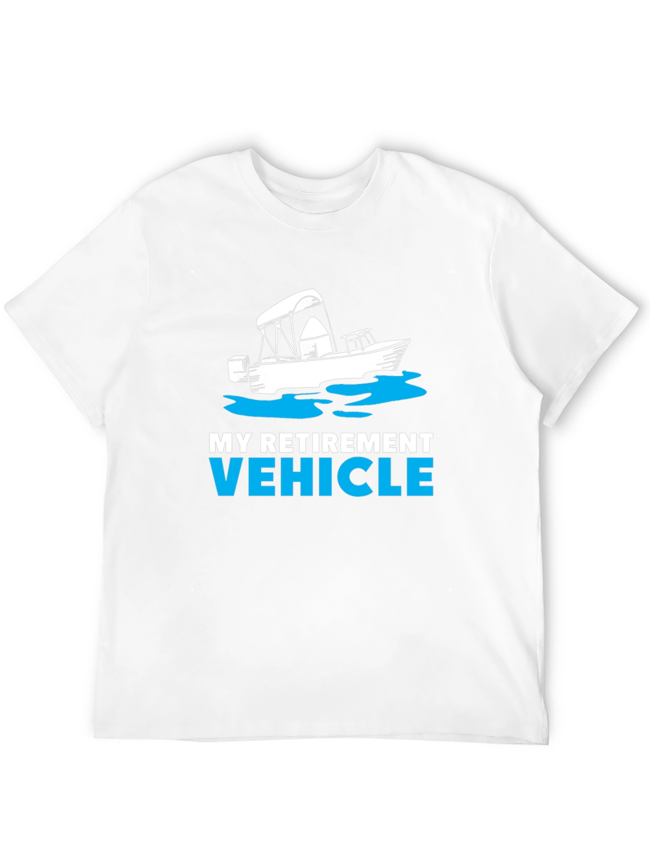 My Retirement Vehicle Boat T-Shirt - Black