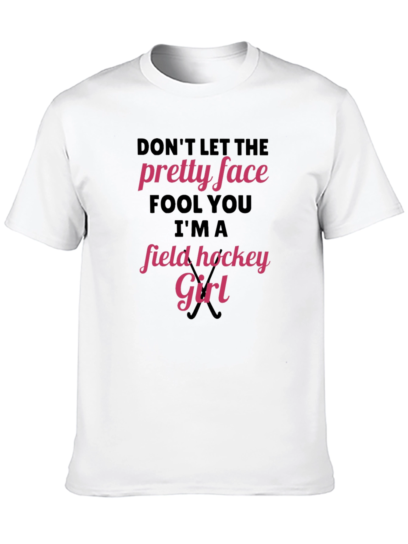 Field Hockey Girl T-Shirt - Funny Sporty Tee