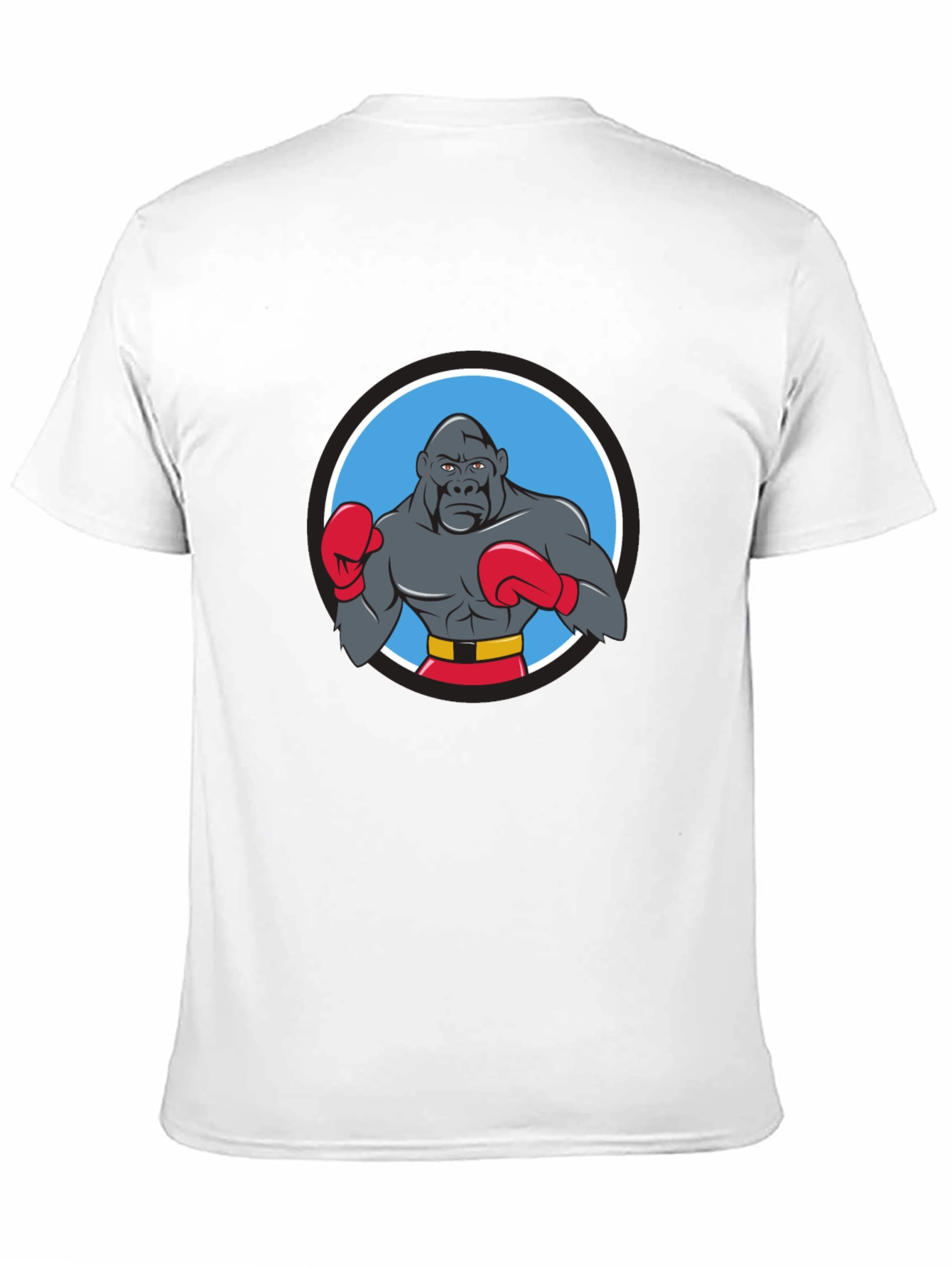 Gorilla Boxer Graphic T-Shirt - Black