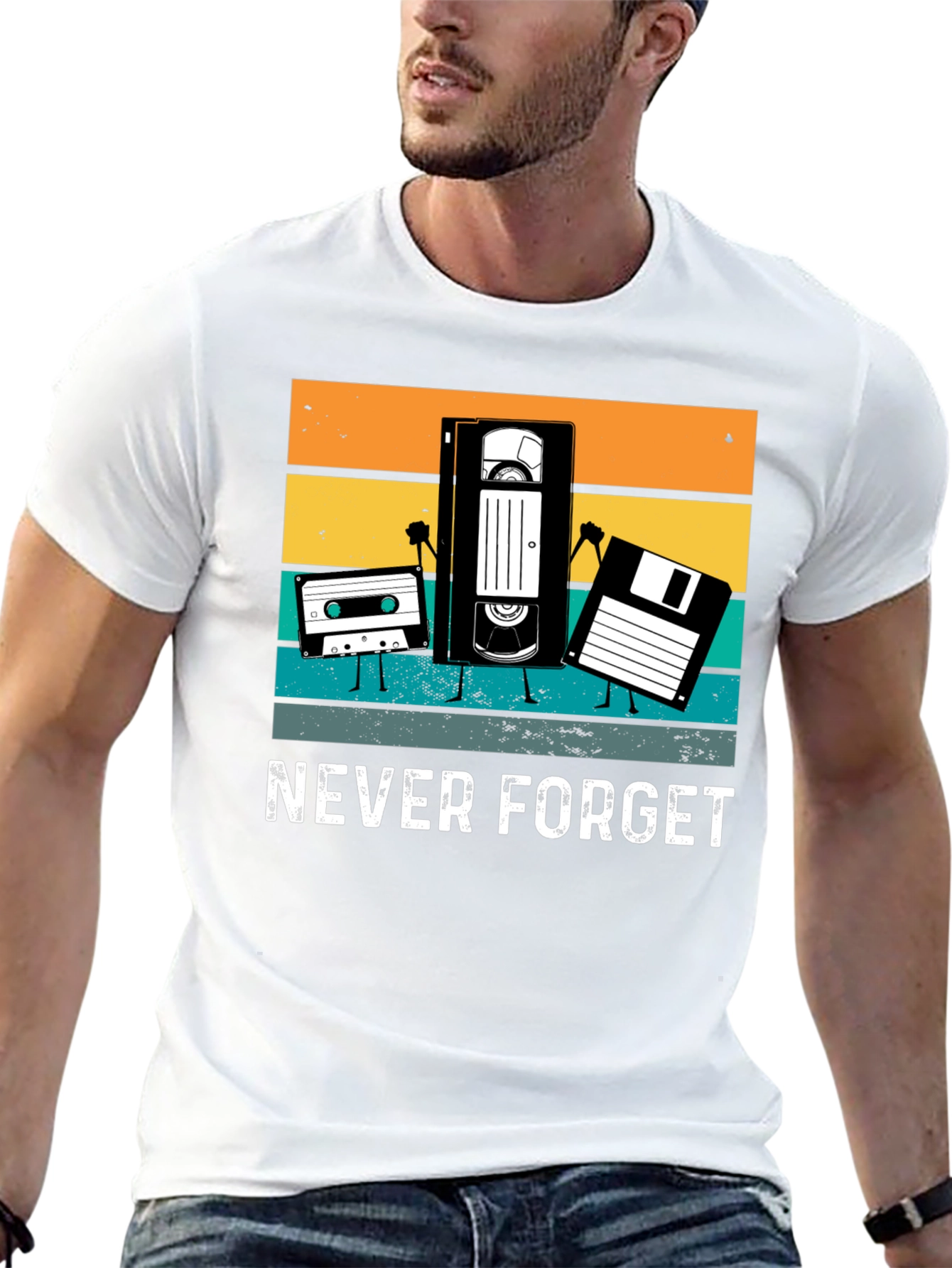 Retro Tech Never Forget T-Shirt