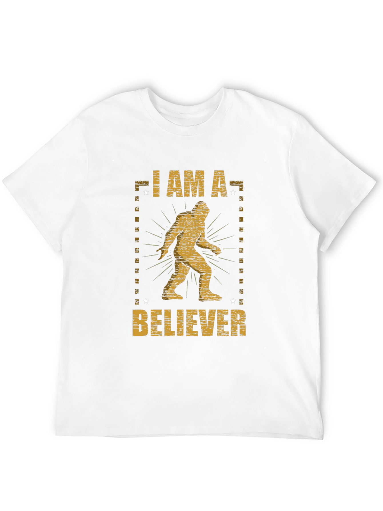 I Am A Believer Bigfoot Graphic Tee