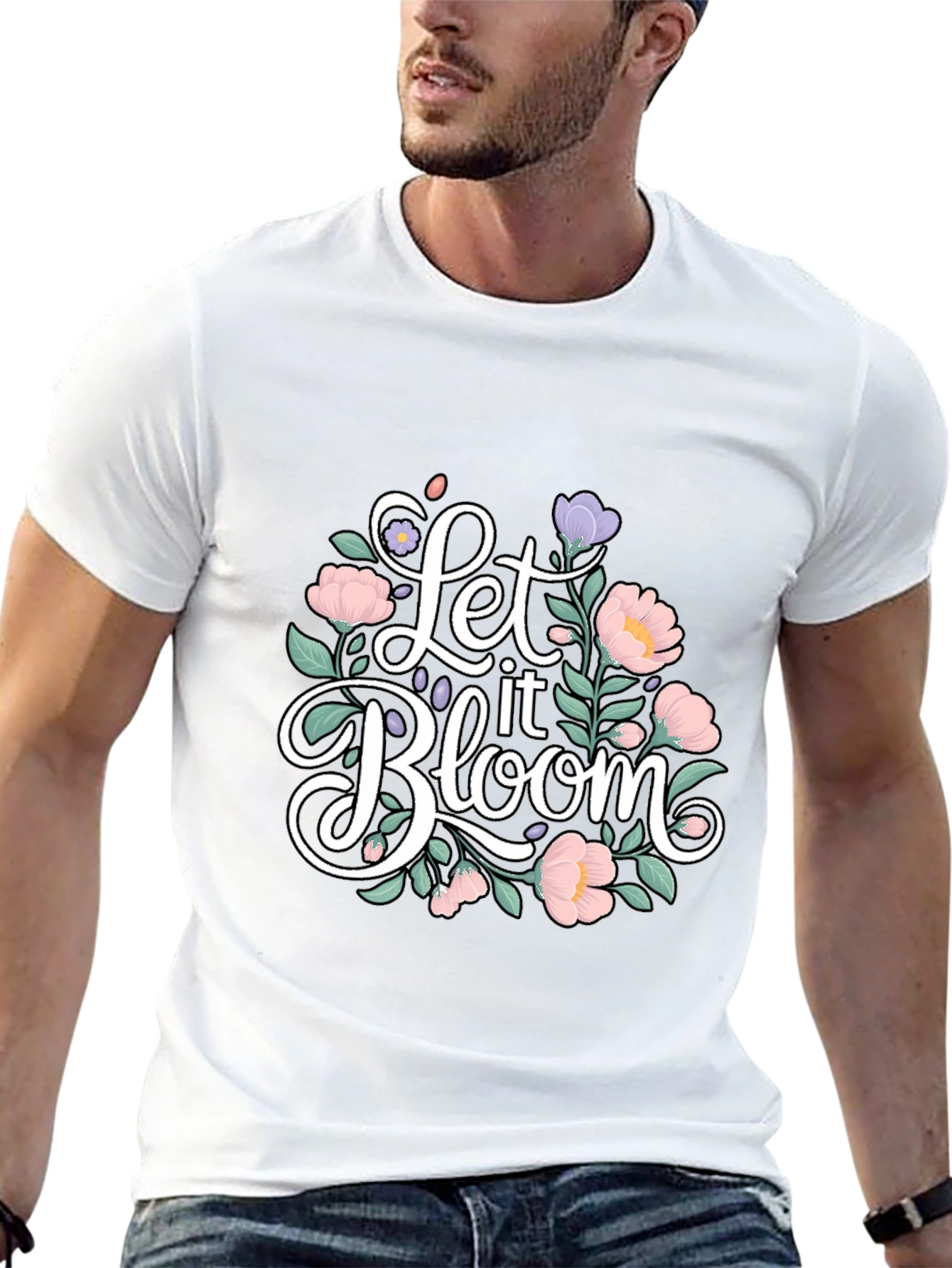 Let it Bloom Floral Graphic T-Shirt