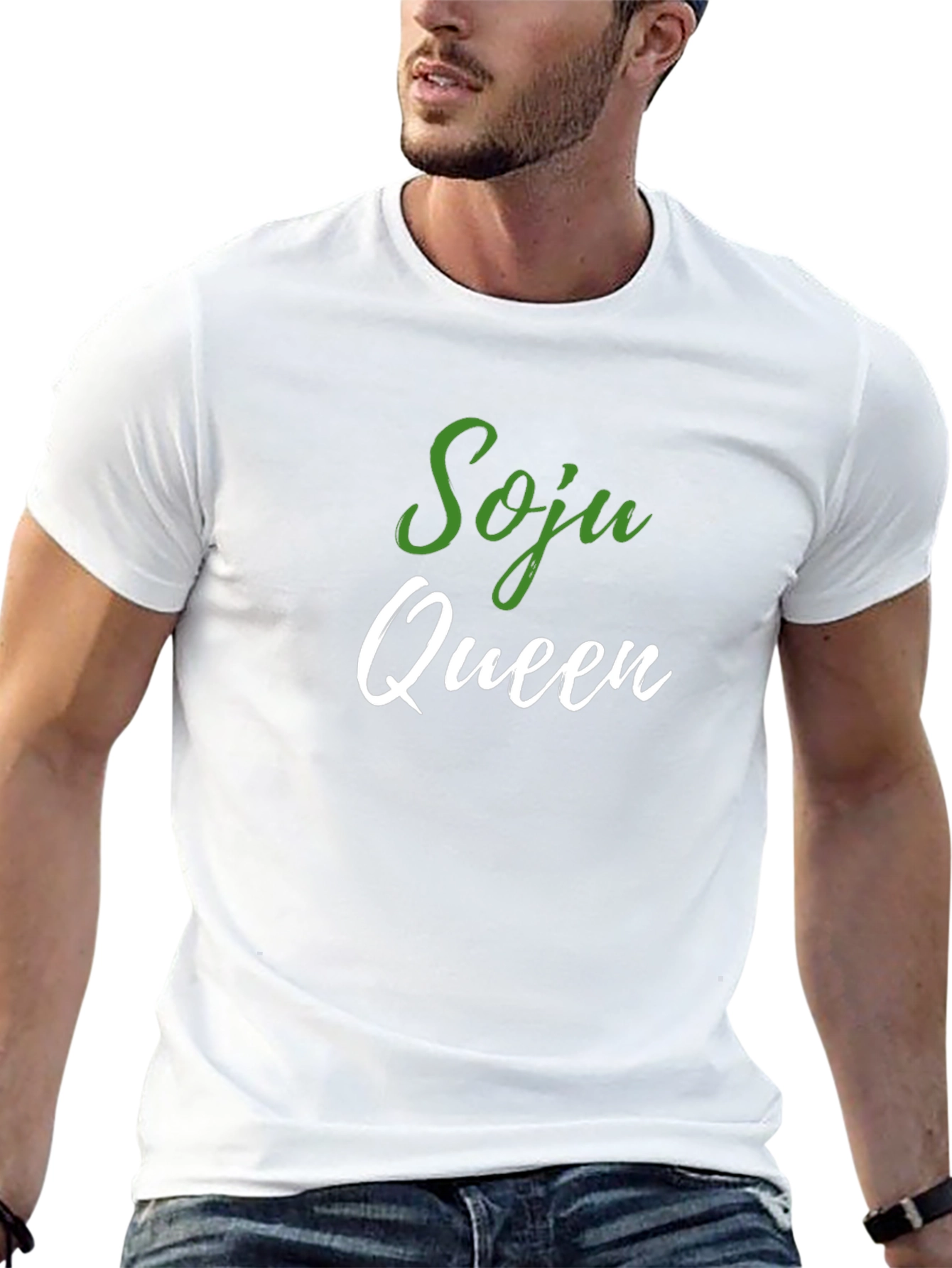 Soju Queen Black T-Shirt - Trendy Graphic Tee