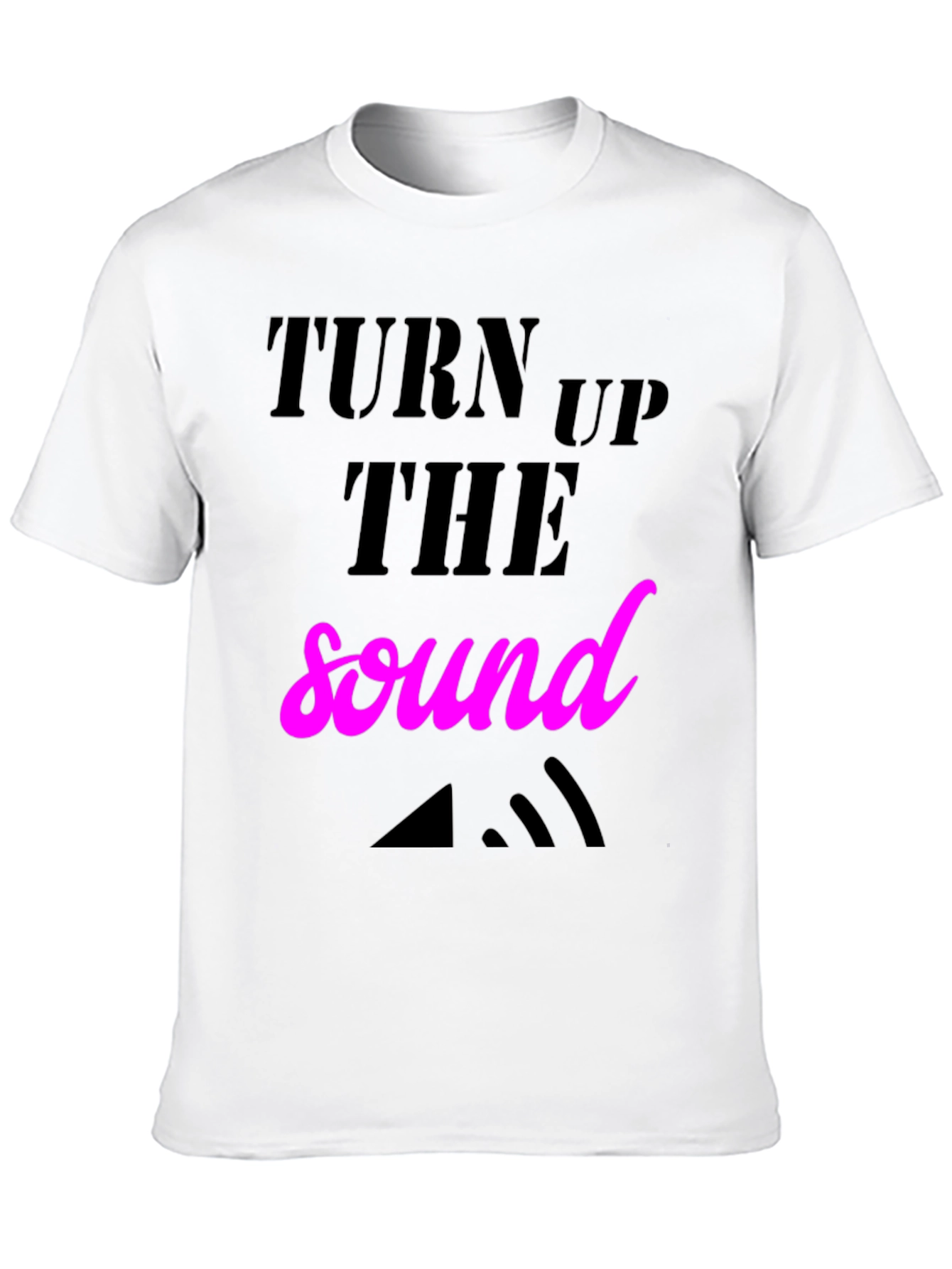 Turn Up The Sound Graphic Tee