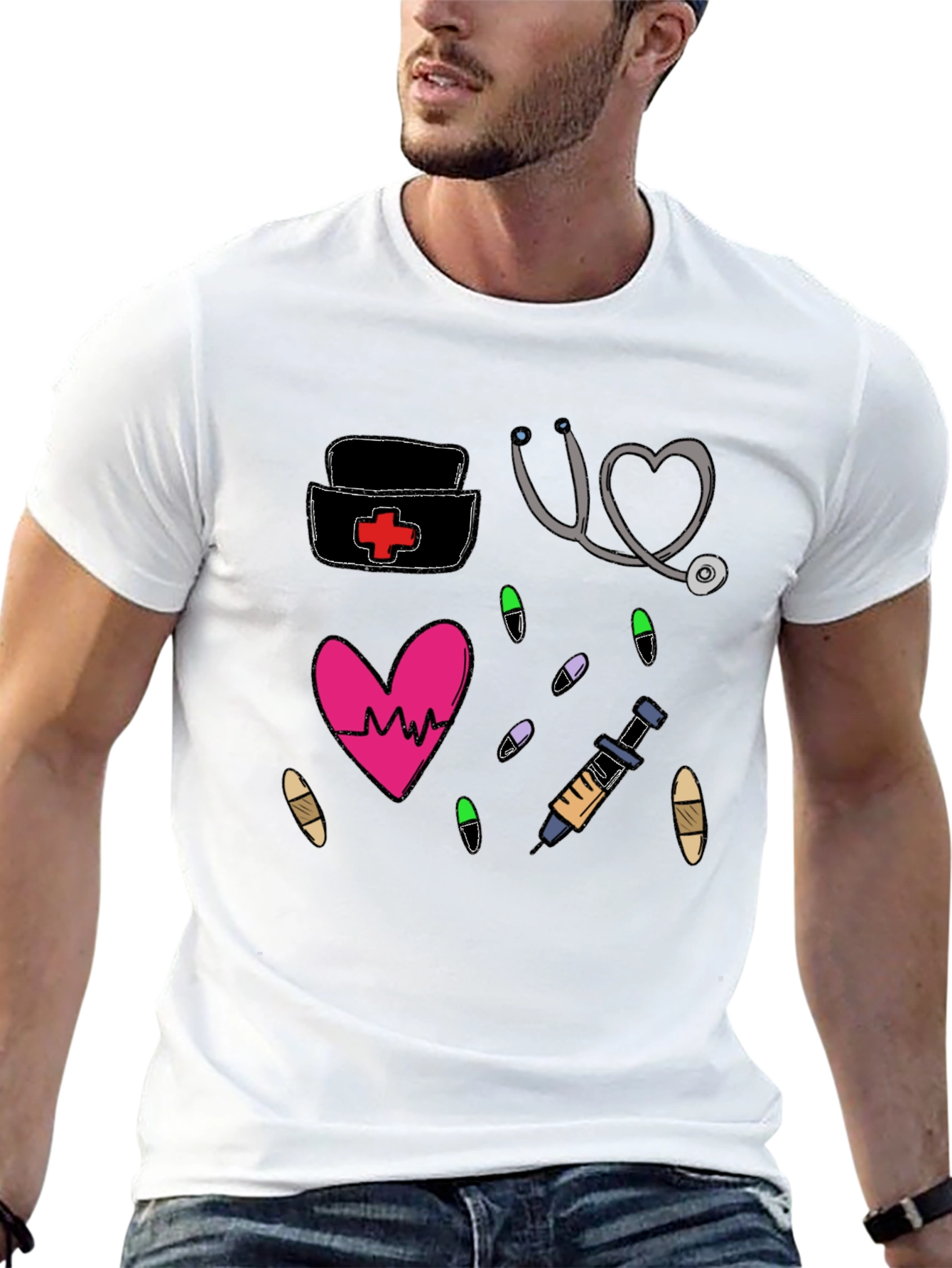 Nurse Life Graphic T-Shirt