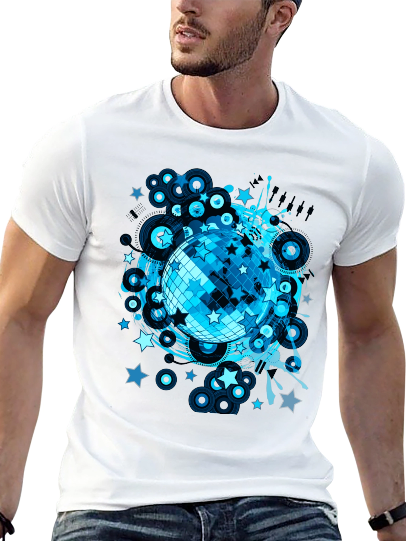 Cool Disco Ball Graphic Tee